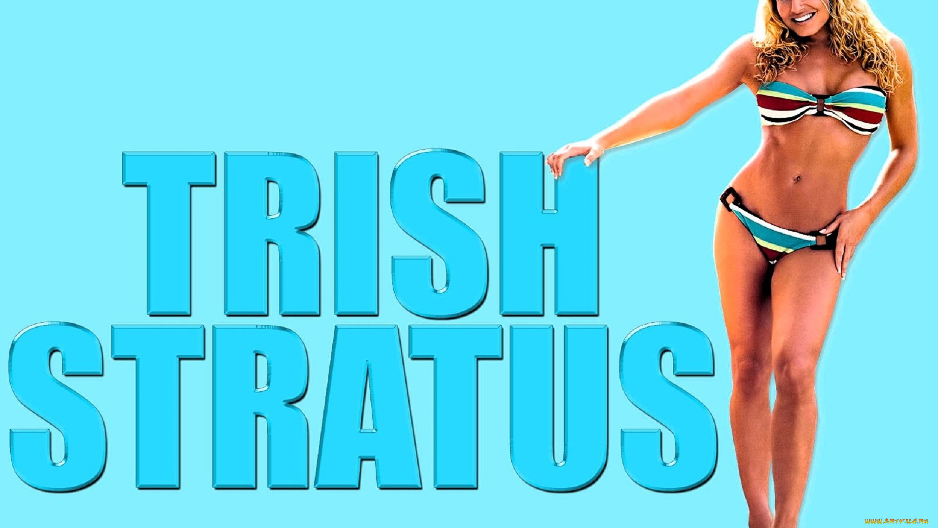 девушки, trish, stratus, блондинка, купальник