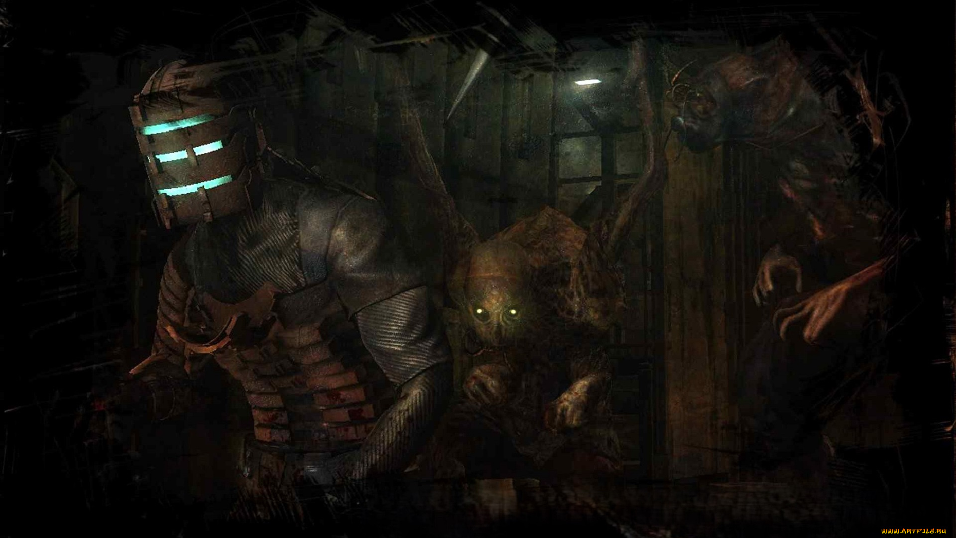 видео, игры, dead, space, персонаж, маска, монстры