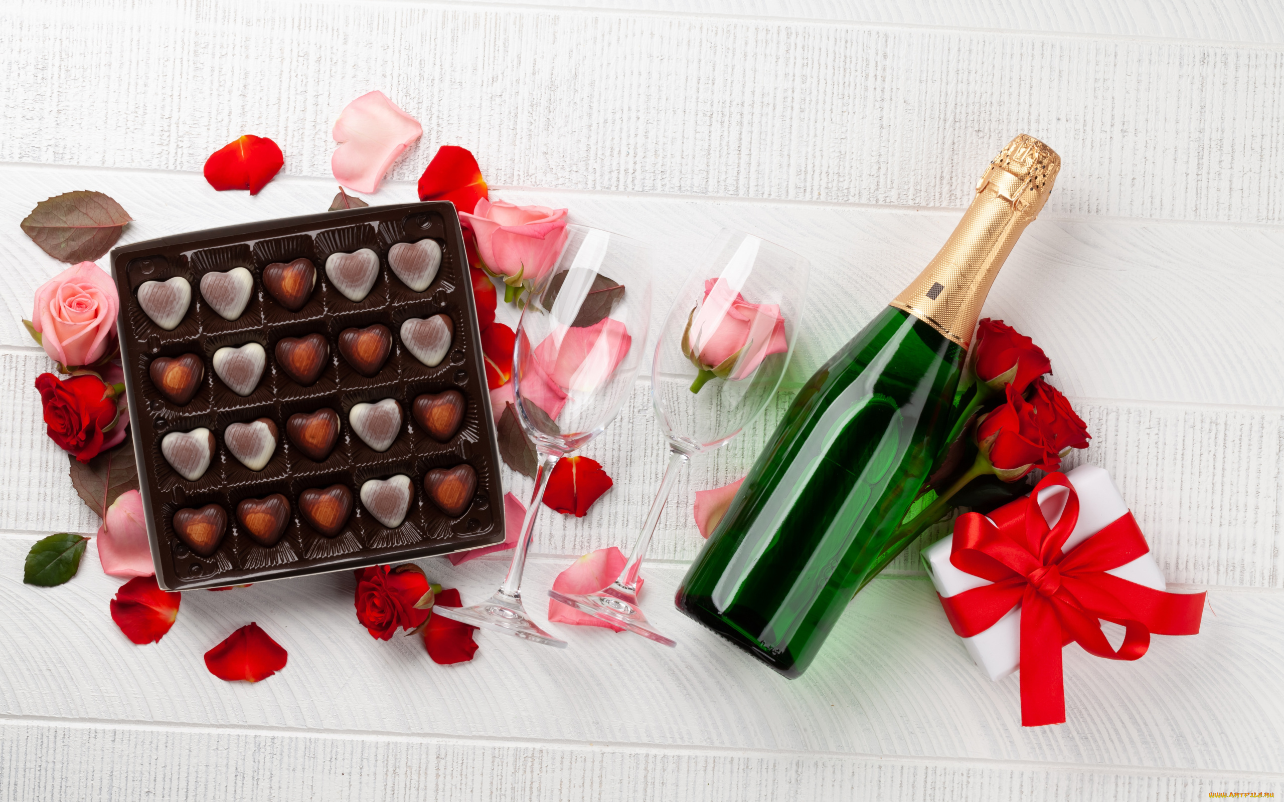 праздничные, день, святого, валентина, , сердечки, , любовь, любовь, цветы, лепестки