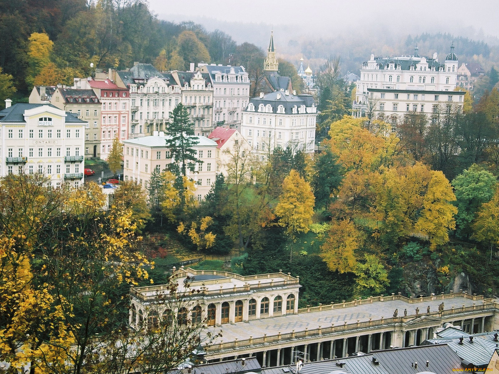 карловы, вары, города, панорамы