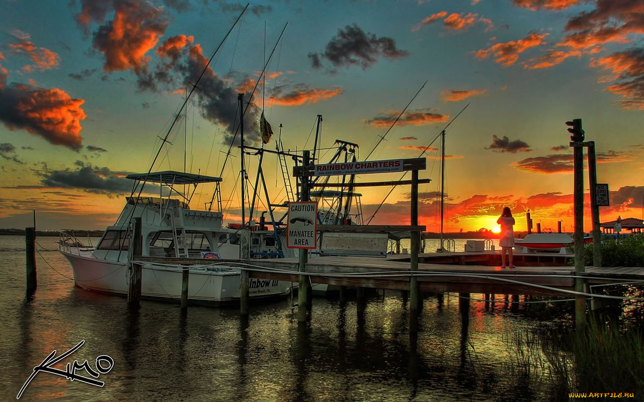 корабли, порты, причалы