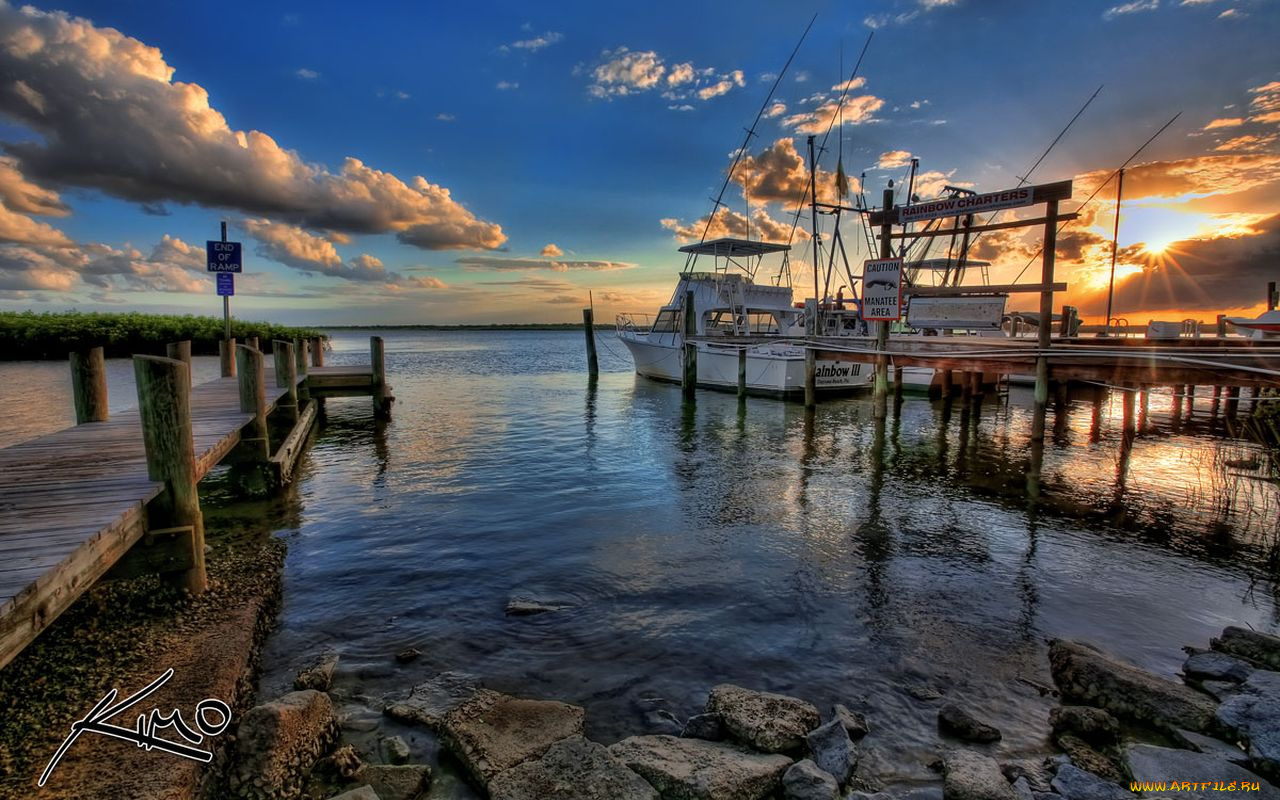 корабли, порты, причалы