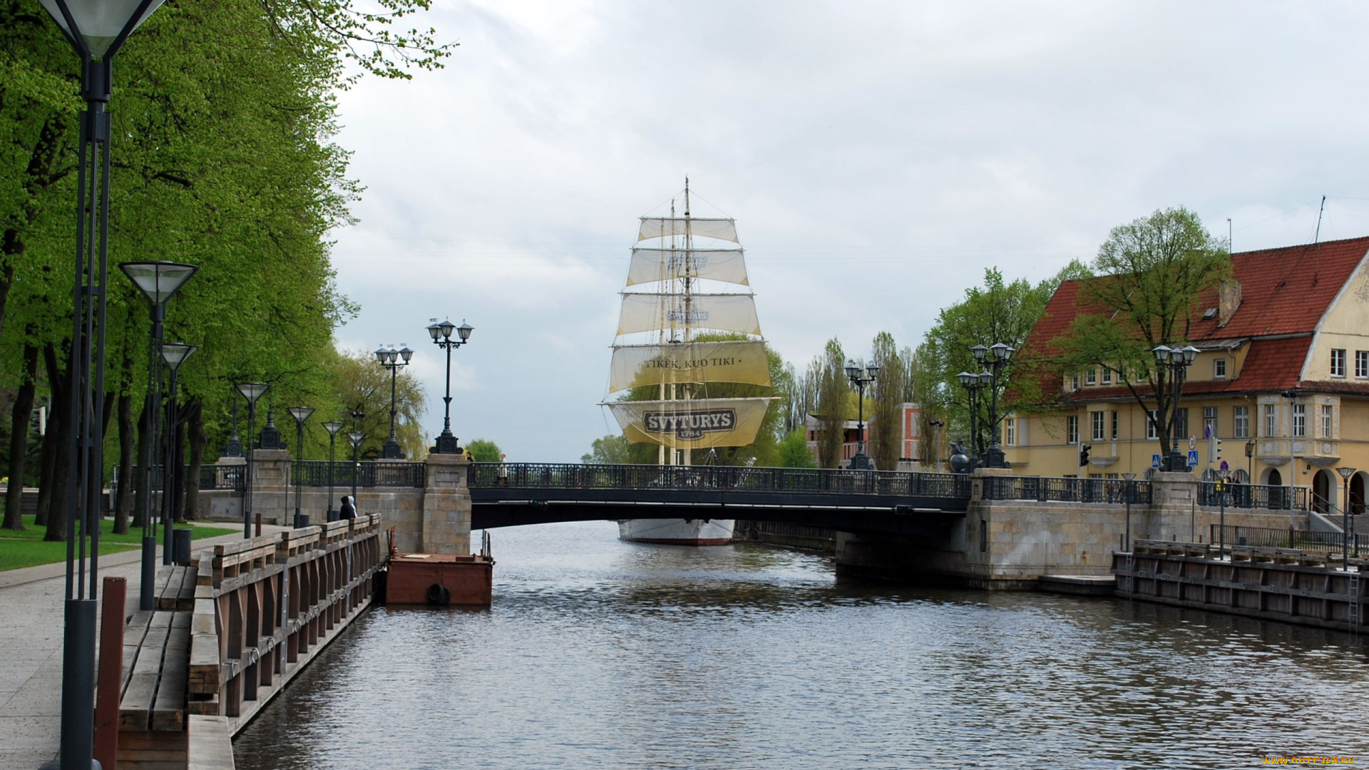 клайпеда, литва, города, мосты