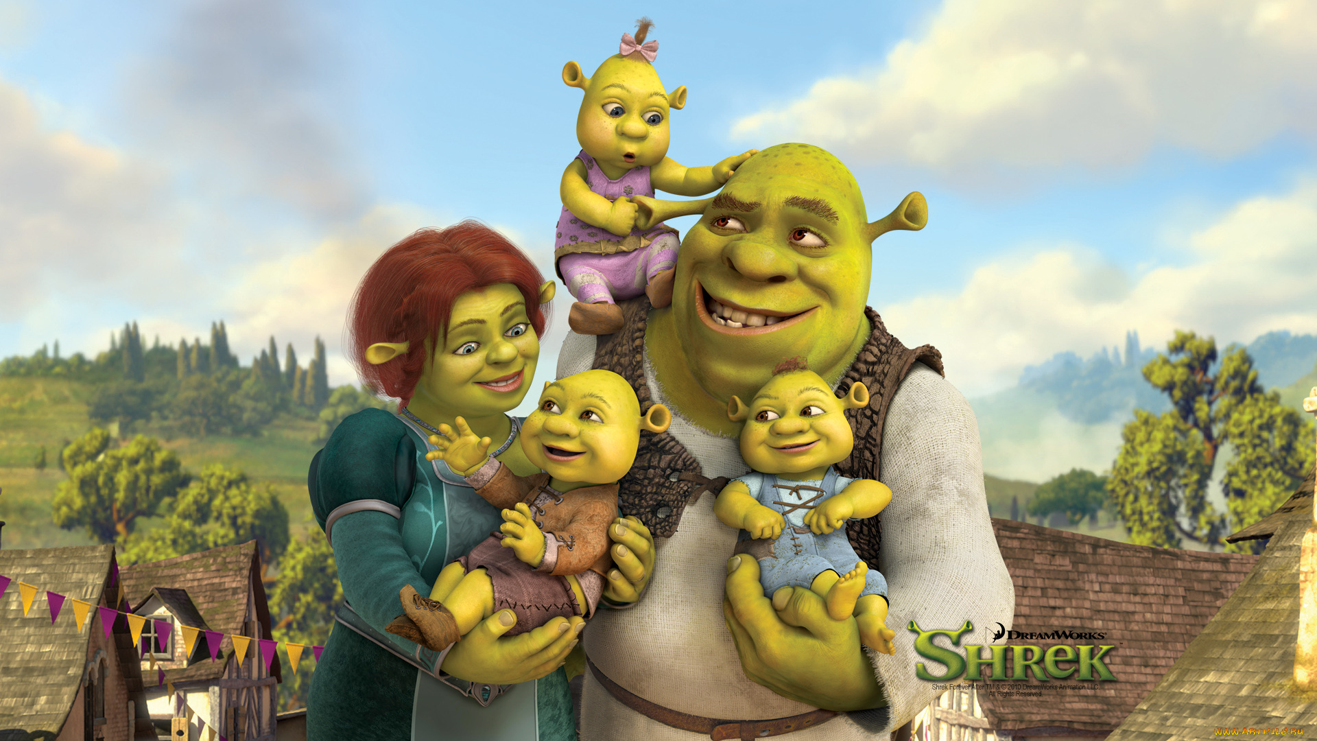 мультфильмы, shrek, forever, after