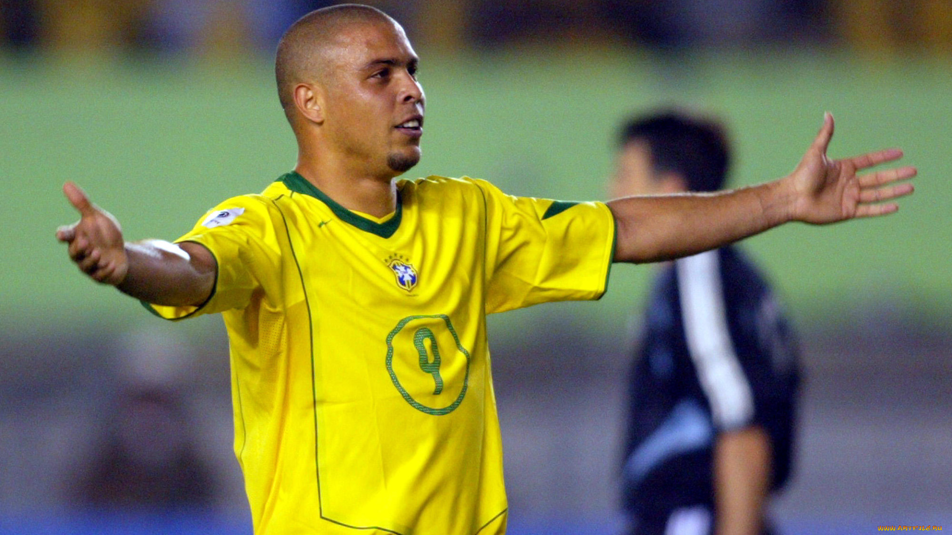 ronaldo, спорт, футбол, роналдо, r9, brazil, бразилия, сборная, товарищеский, футболист, форвард, гол, радость