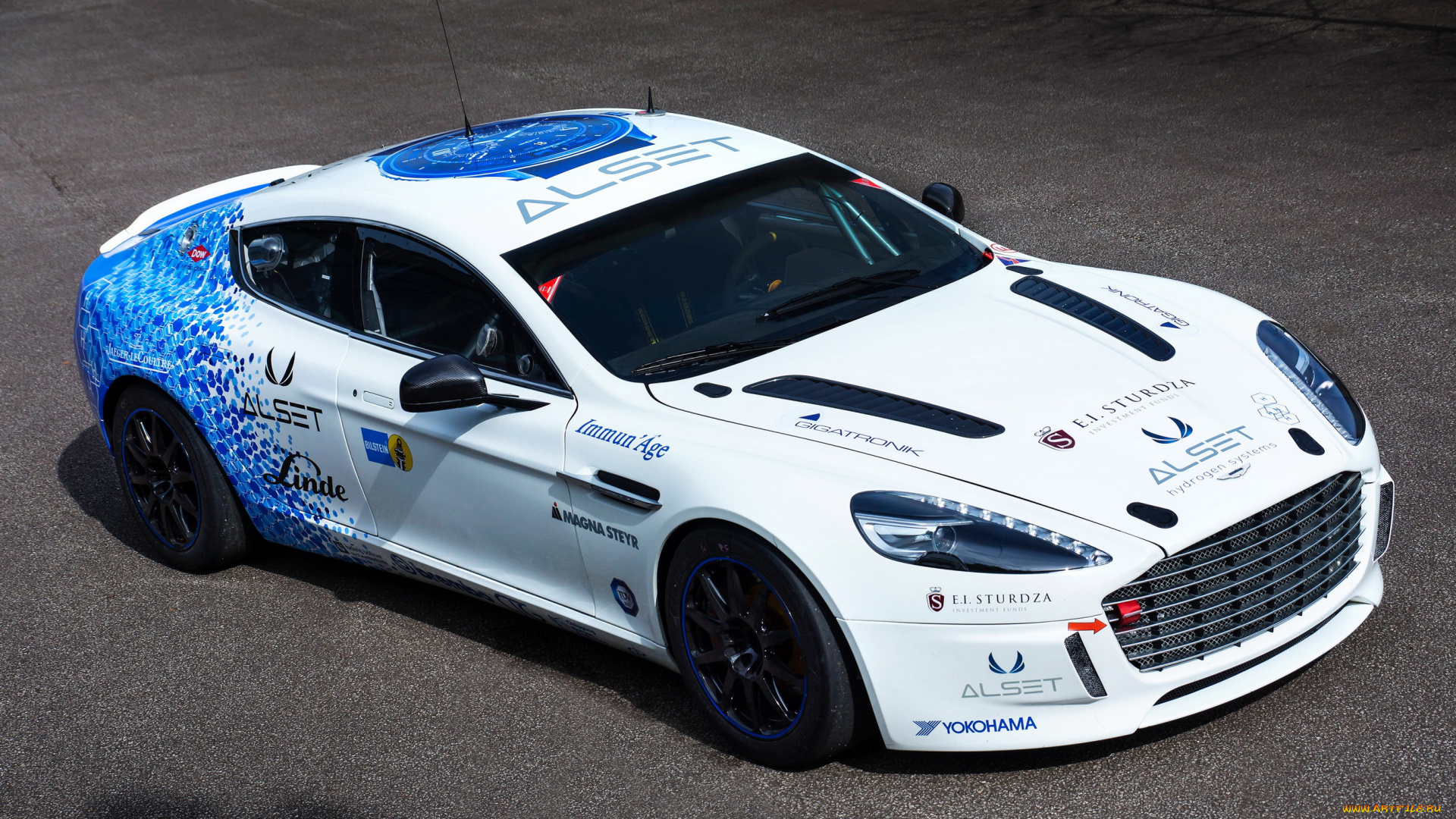 2013, aston, martin, hybrid, hydrogen, rapide, автомобили