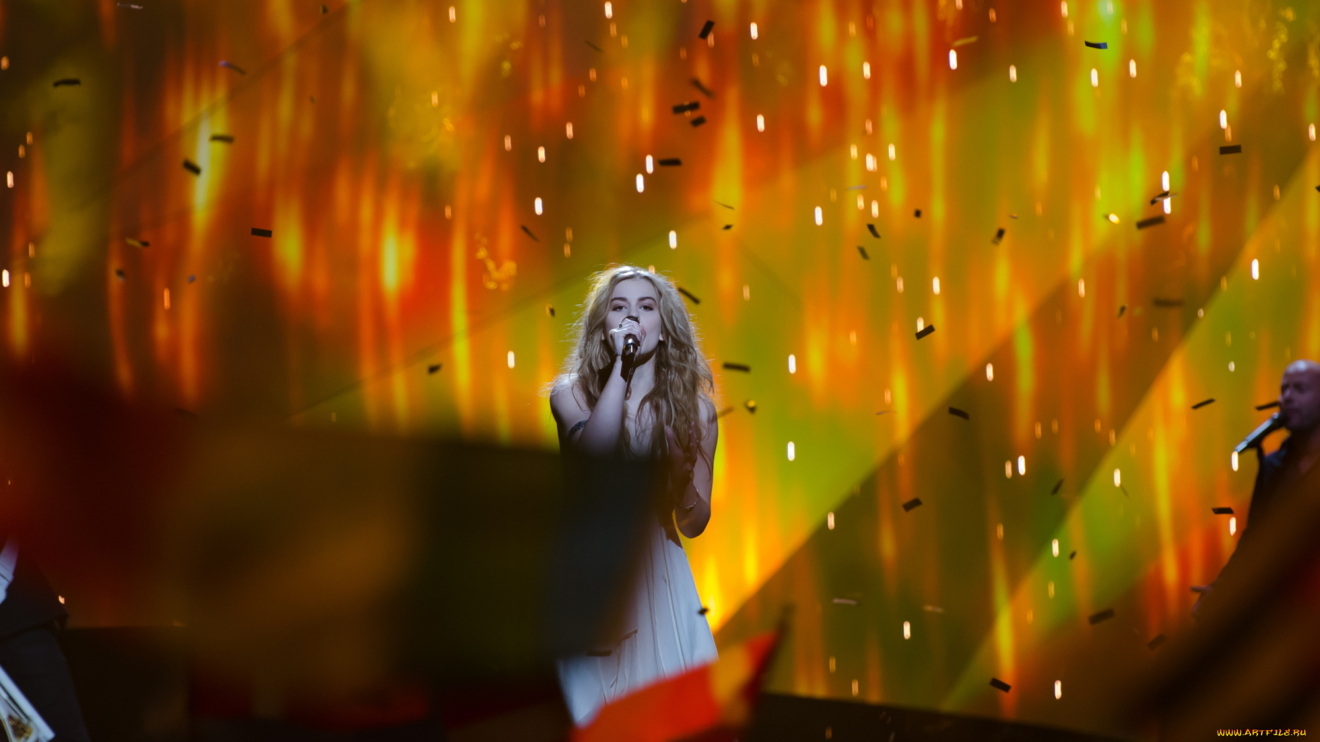 евровидение, музыка, певица, конфетти