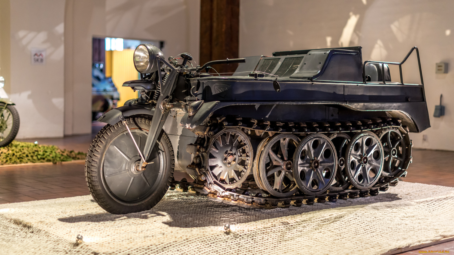 kettenkrad, hk, 101, мотоциклы, другое, sdkfz, 2, германия, вторая, мировая, война, музей, экспонат, полугусеничный, мотоцикл