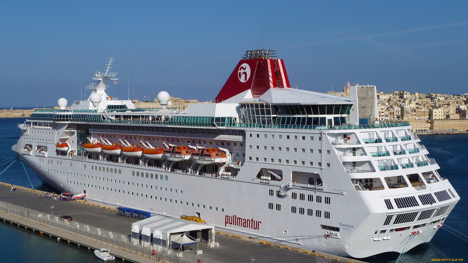 корабли, лайнеры, море, причал, лайнер