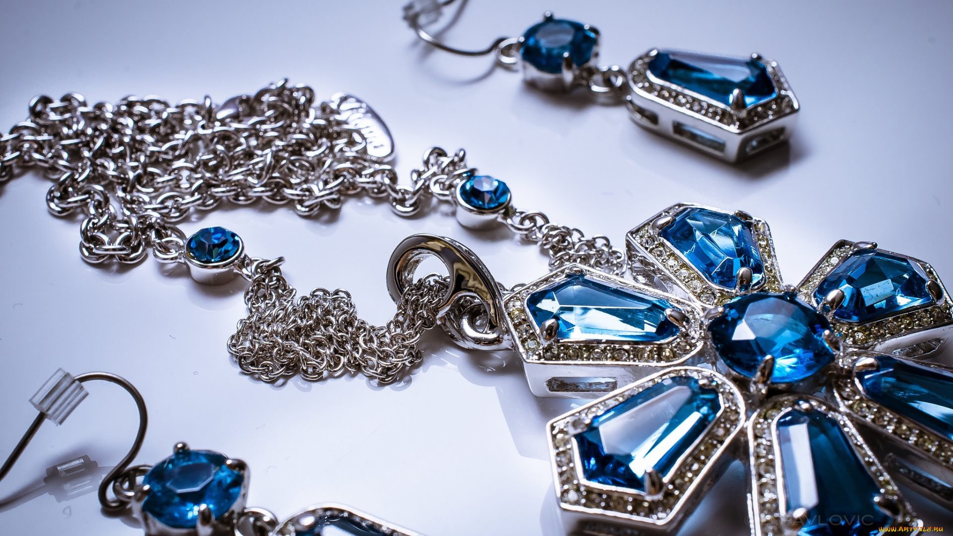 разное, украшения, аксессуары, веера, цветок, камни, голубой