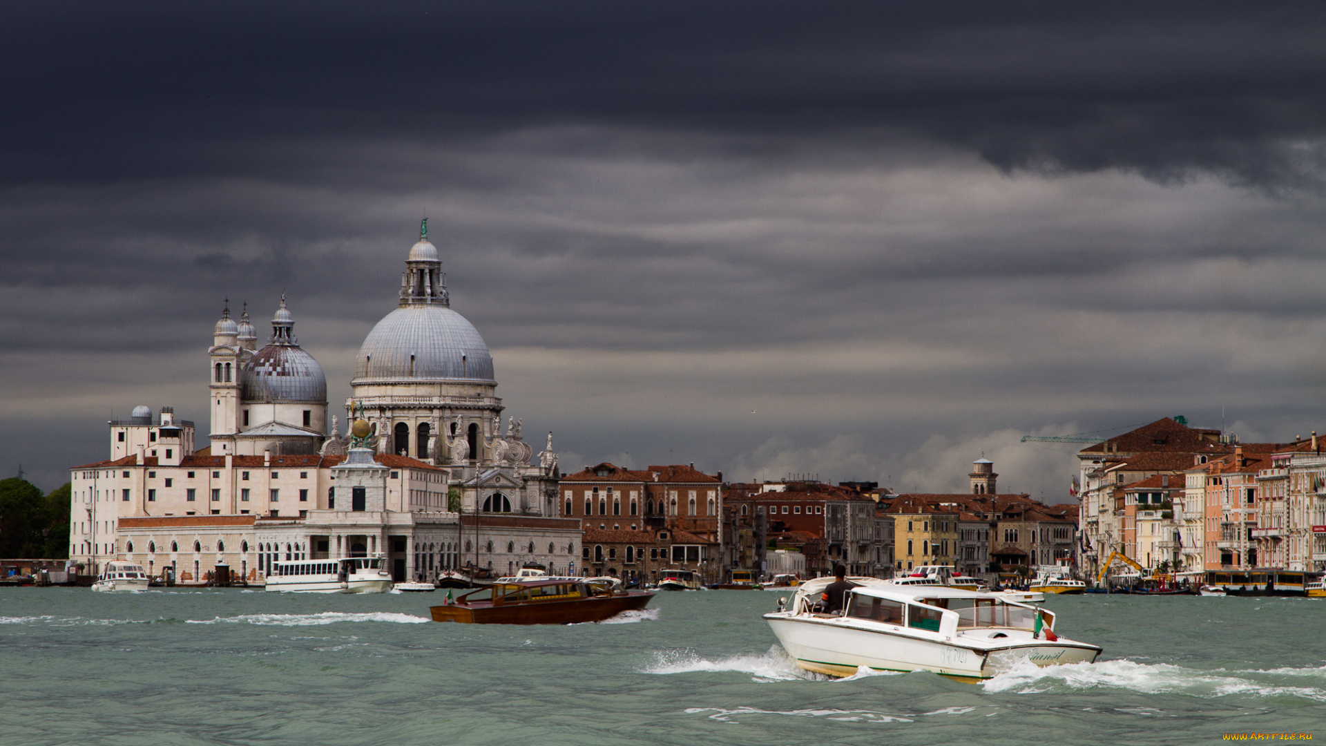 venice, italy, города, венеция, италия, катера