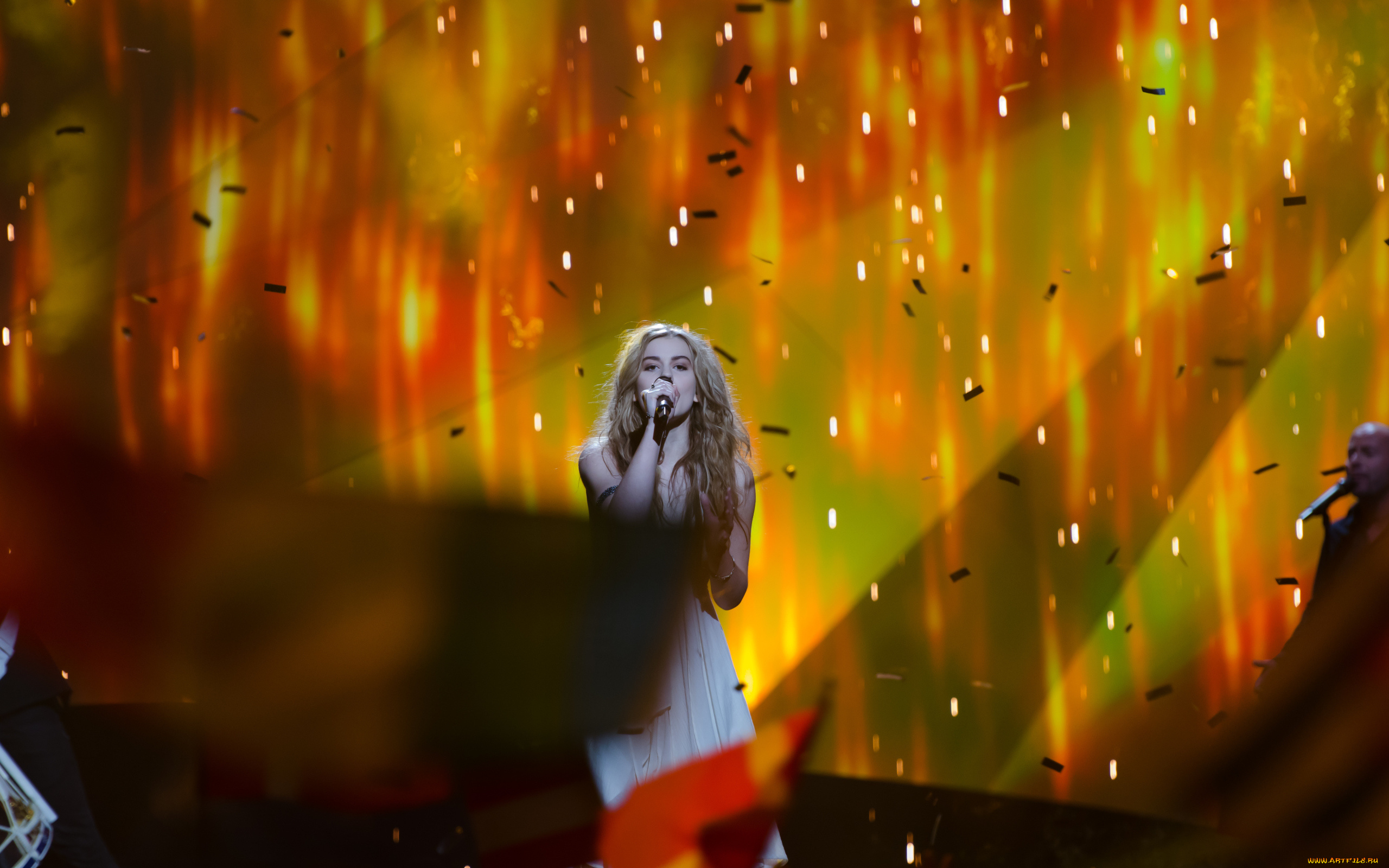 евровидение, музыка, певица, конфетти