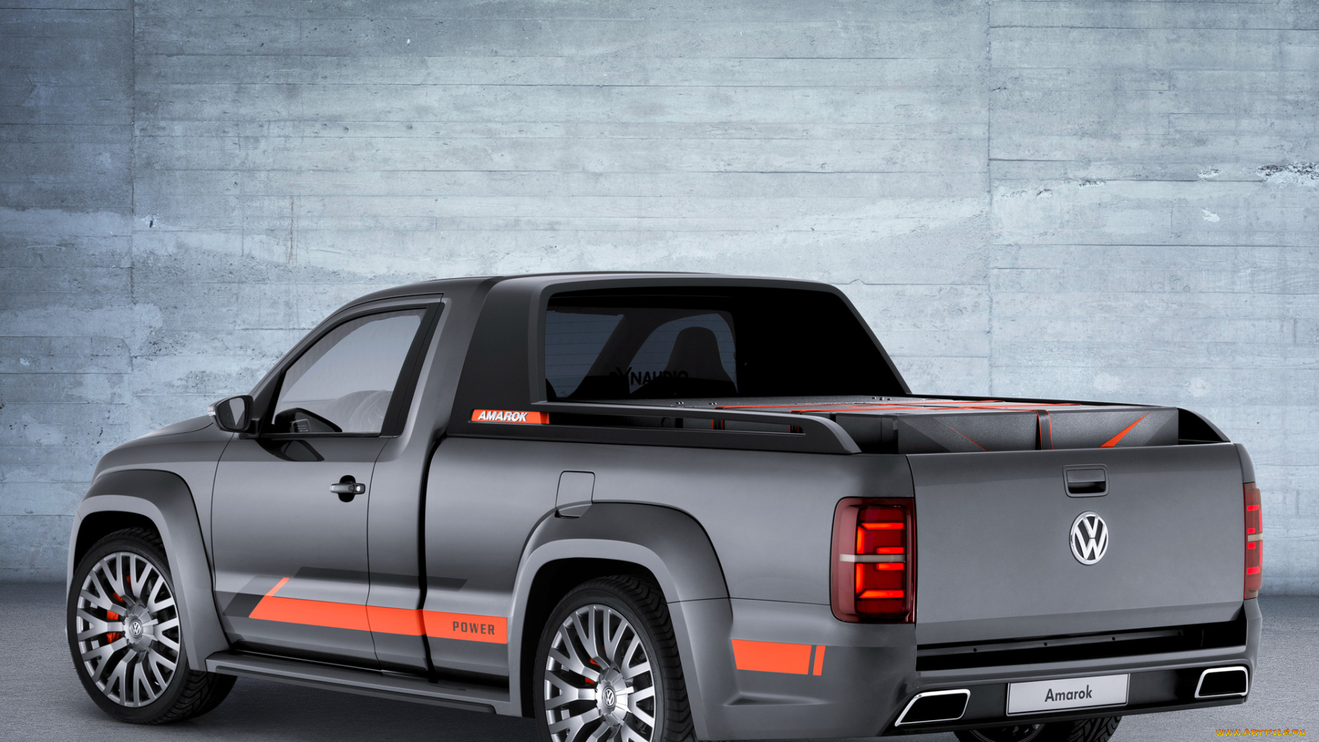 автомобили, volkswagen, темный, 2014г, amarok, power, concept