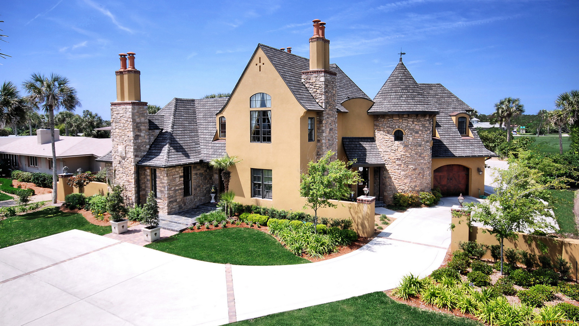 города, -, здания, , дома, ландшафт, дизайн, дом