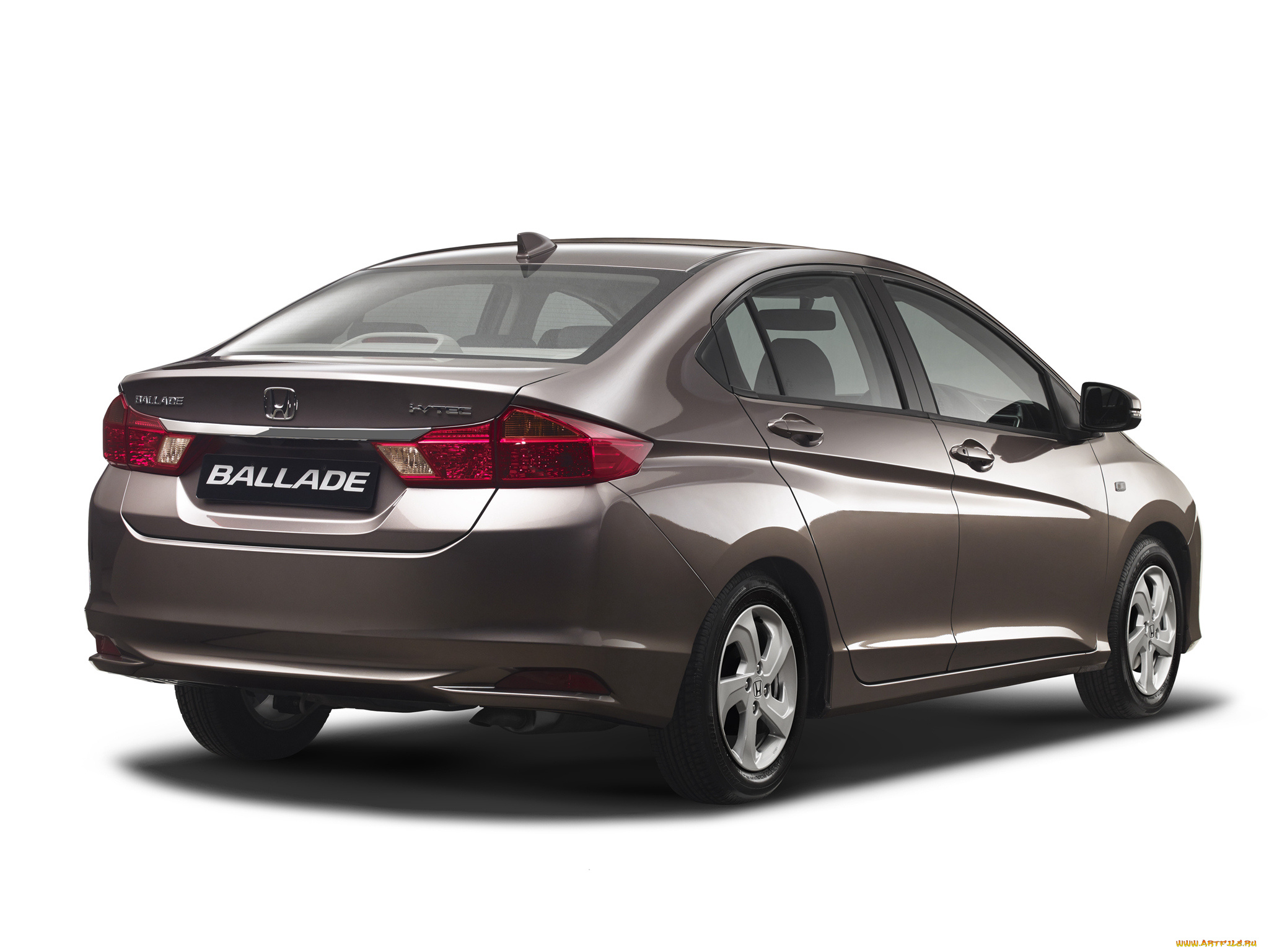 автомобили, honda, ballade, 2014г, коричневый