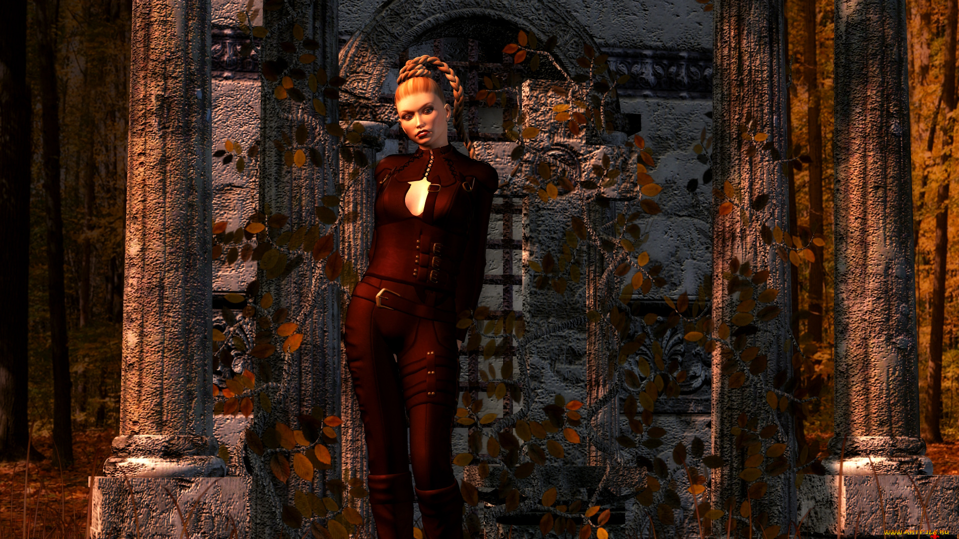 3д, графика, люди, , people, девушка, фон, взгляд