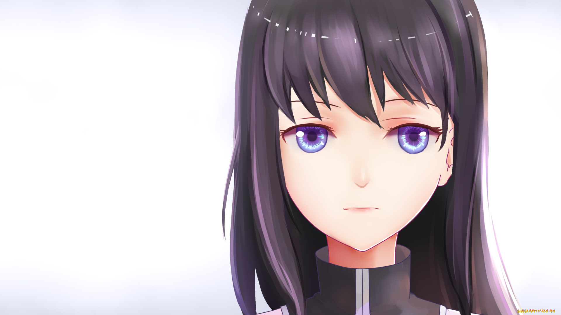 аниме, mahou, shoujo, madoka, magika, глаза, портрет, девушка, mahou, shoujo, madoka, magica, взгляд