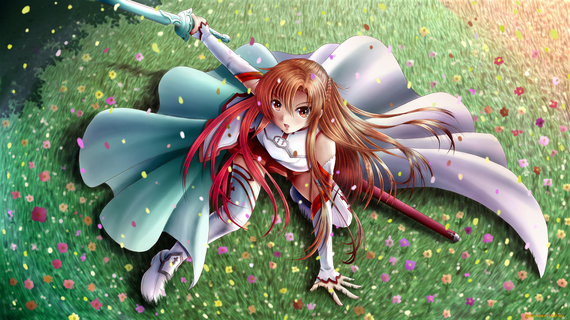 аниме, sword, art, online, асуна, ilolamai, yuuki, asuna, sword, art, online