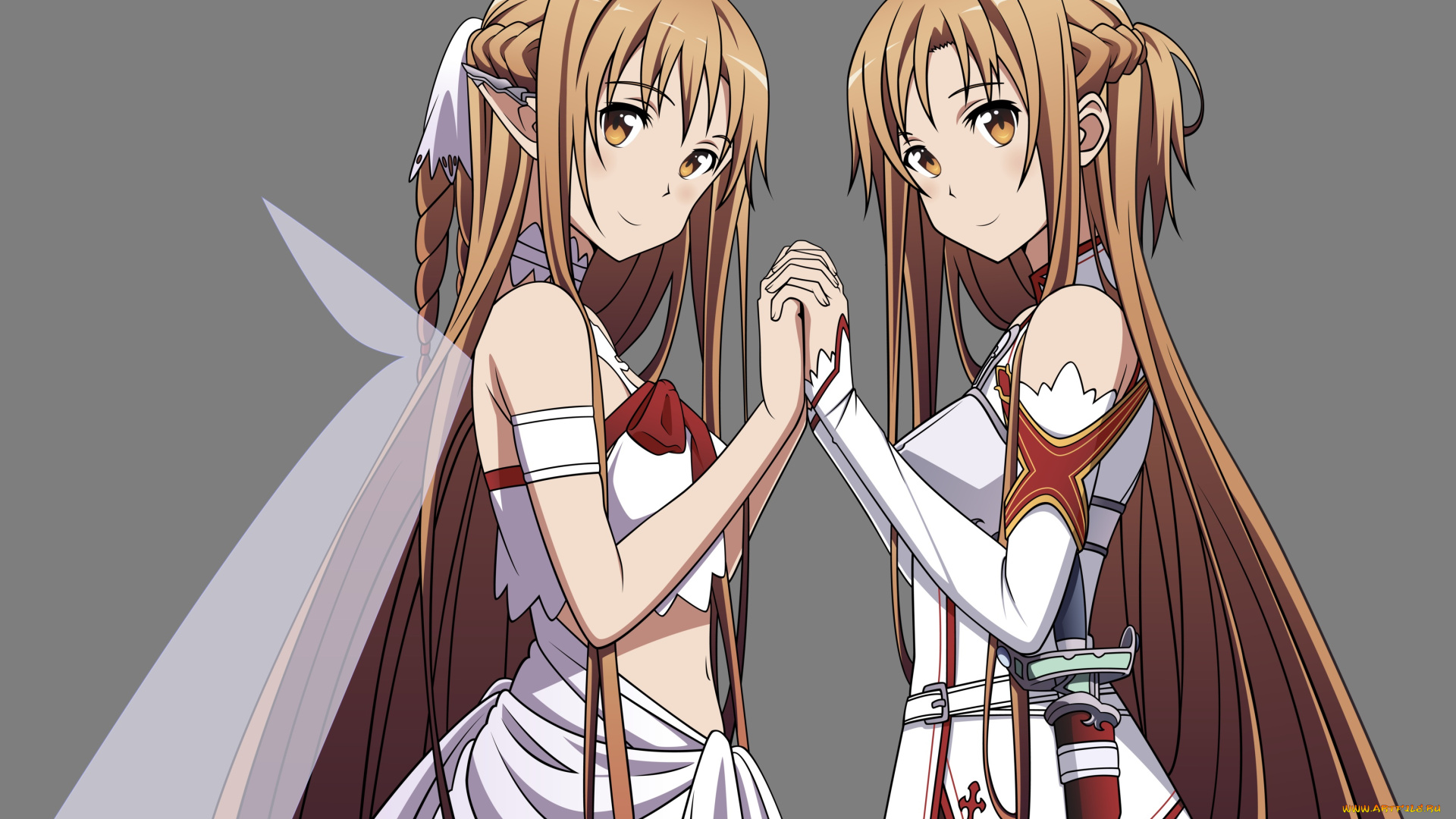 аниме, sword, art, online, асуна, yuuki, asuna, sword, art, online