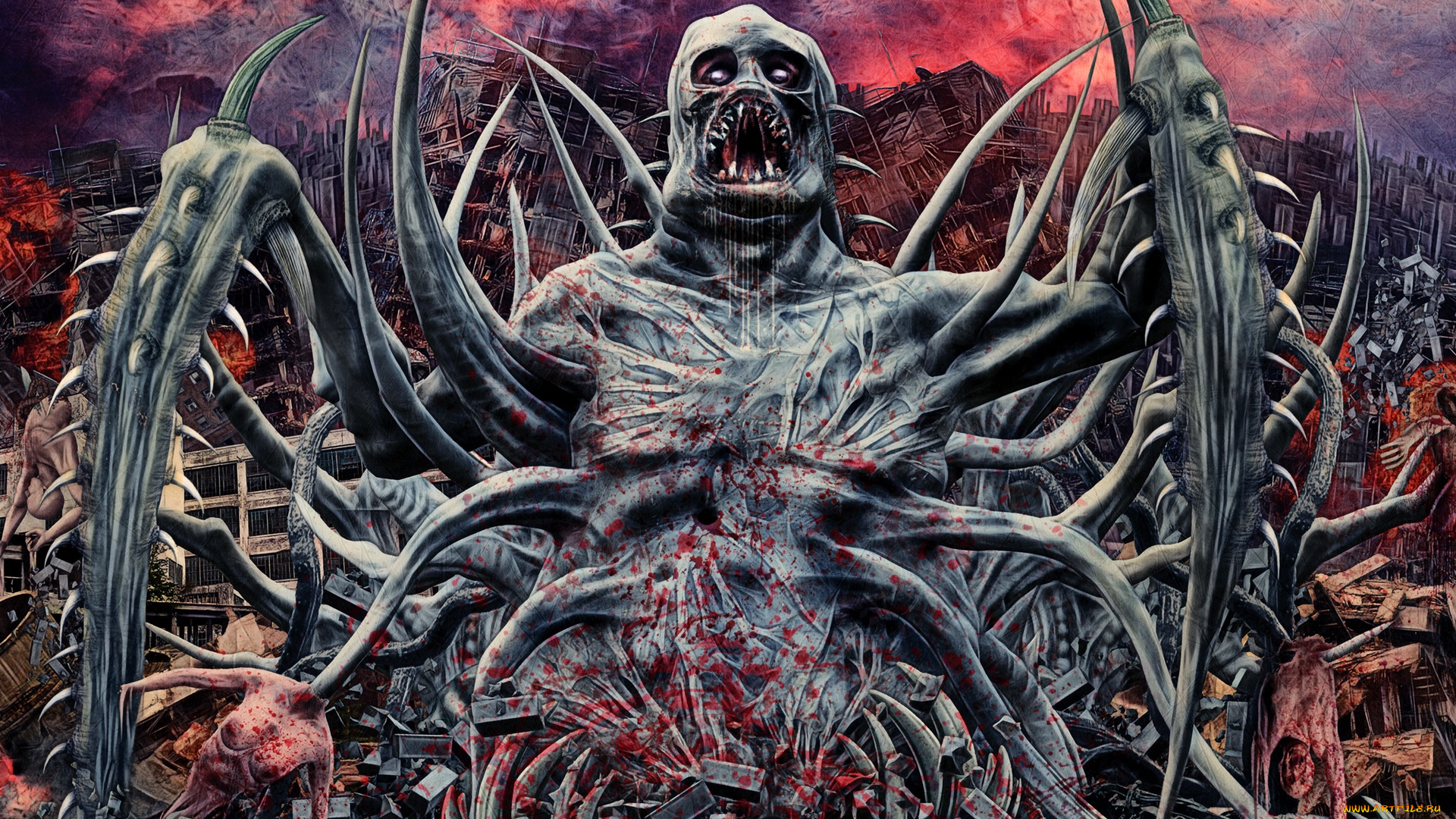 фэнтези, существа, пасть, чудовище, монстр, существо