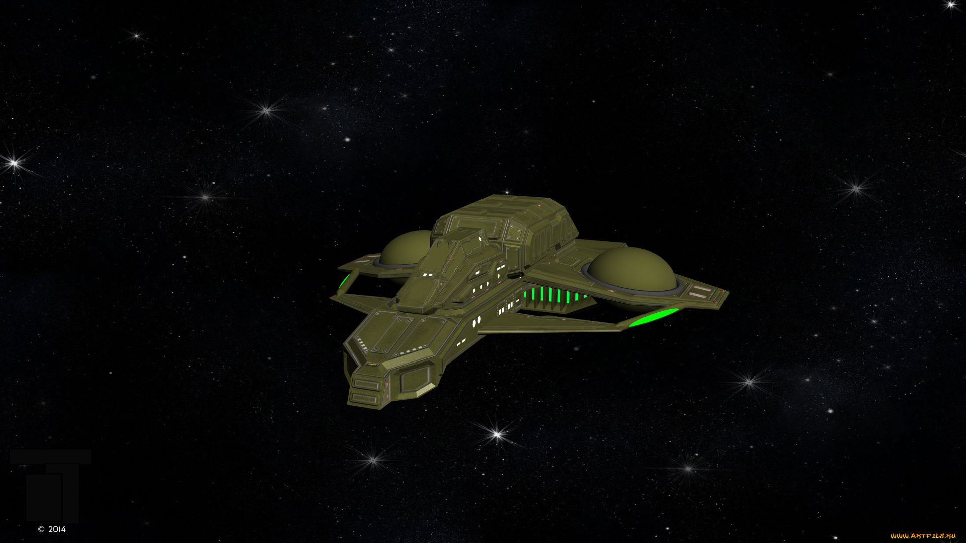 космос, арт, вселенная, полет, космический, корабль