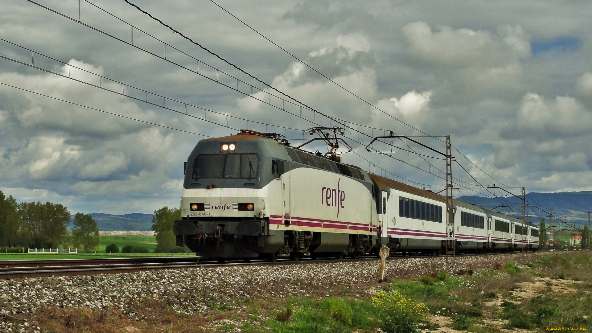 техника, электровозы, рельсы, дорога, состав, локомотив, железная