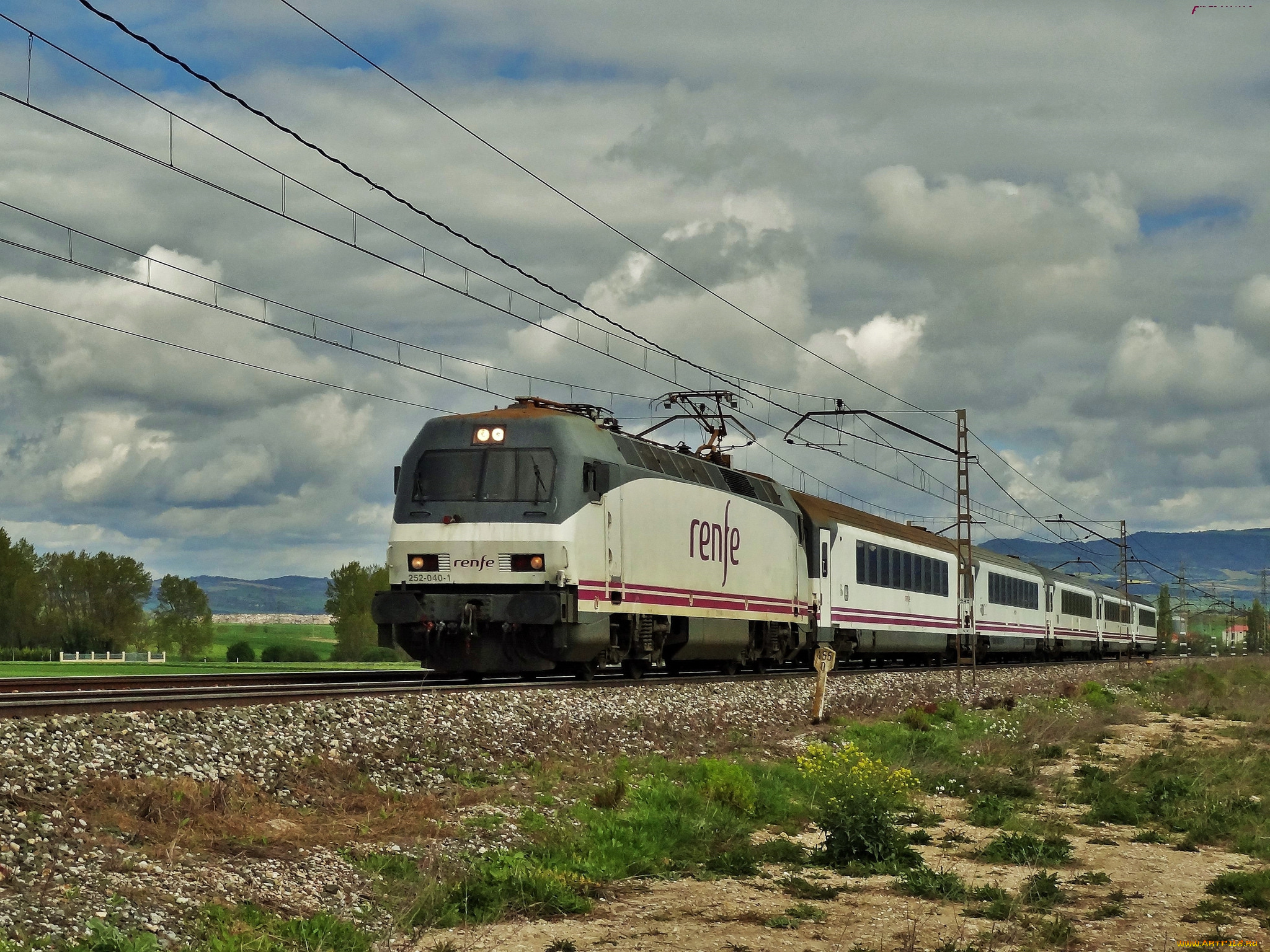 техника, электровозы, рельсы, дорога, состав, локомотив, железная