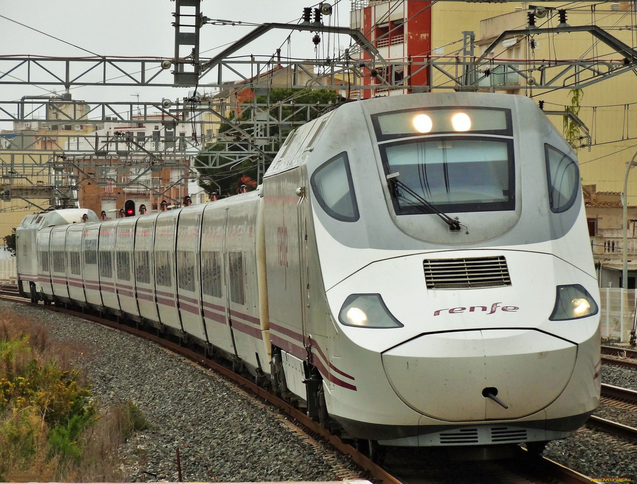 техника, поезда, состав, локомотив, дорога, железная, рельсы