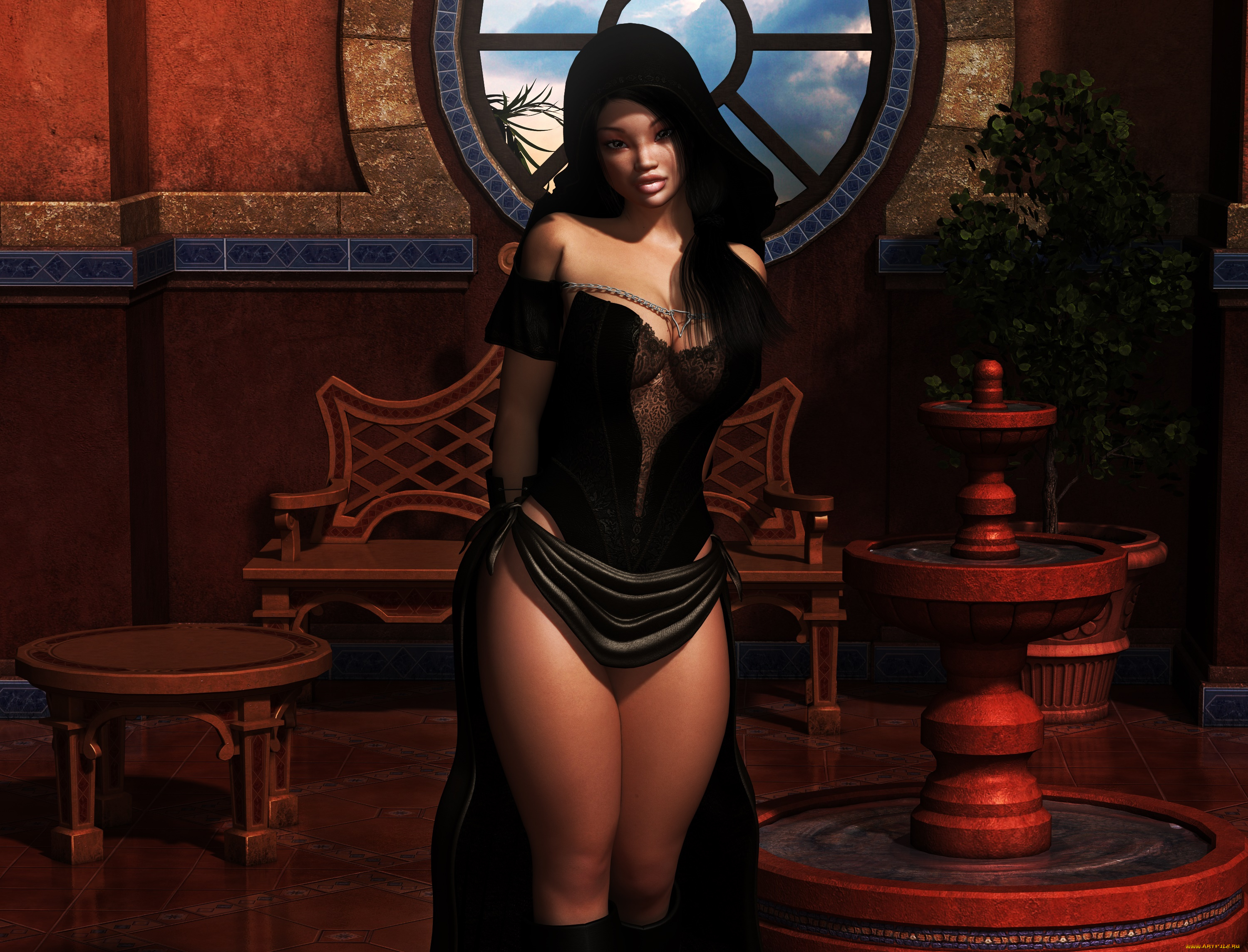 3д, графика, люди, , people, фон, взгляд, девушка