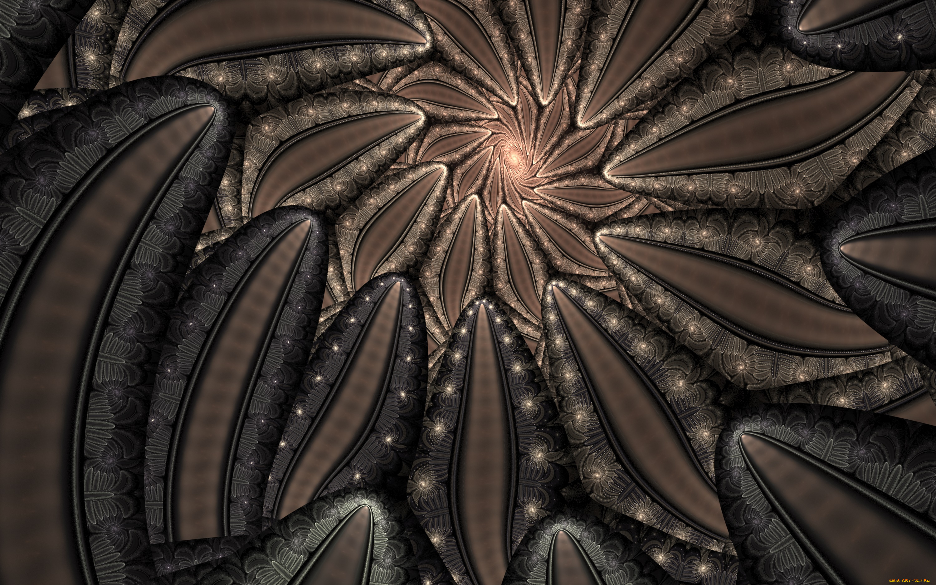 3д, графика, фракталы, , fractal, цвета, фон, узор