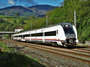 Картинка техника поезда железная состав локомотив рельсы дорога