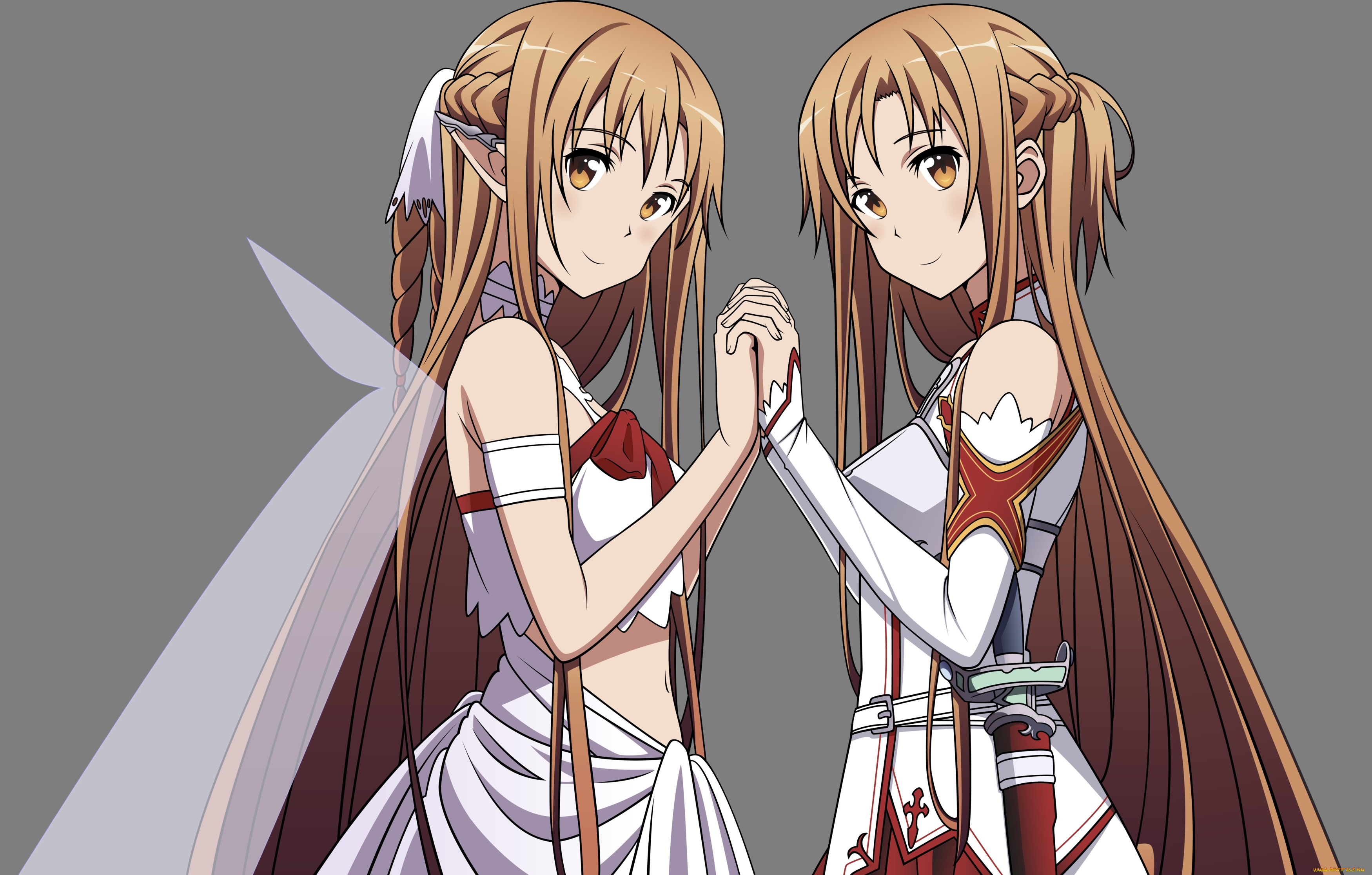 аниме, sword, art, online, асуна, yuuki, asuna, sword, art, online