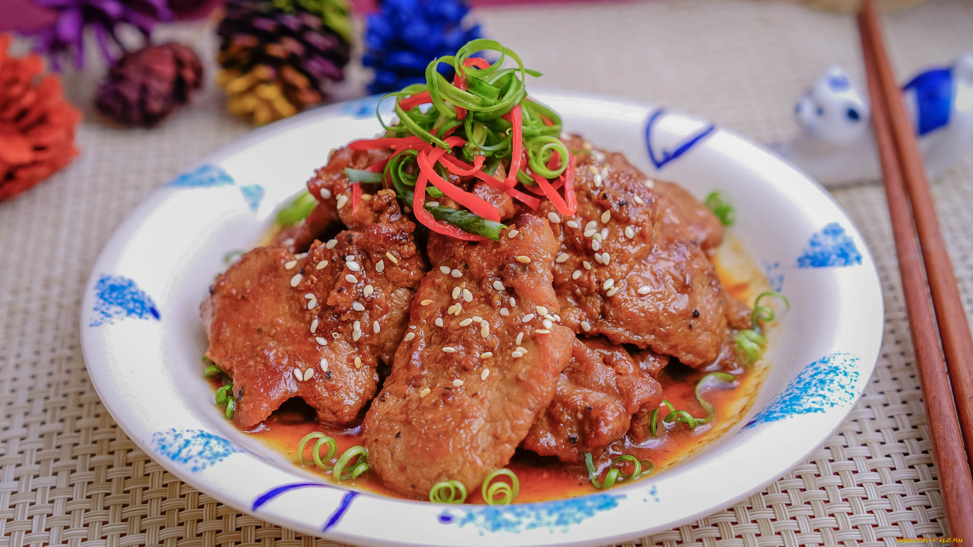 еда, мясные, блюда, гарнир, мясо