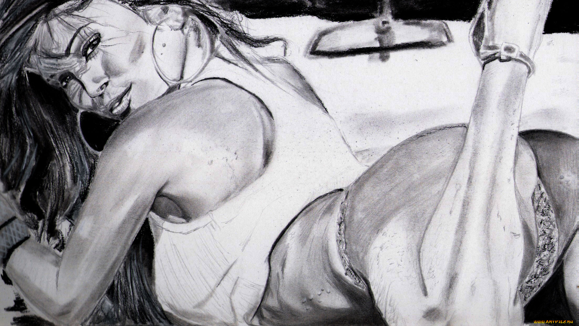 jessica, buricaga, рисованное, люди, взгляд, фон, девушка, скетч