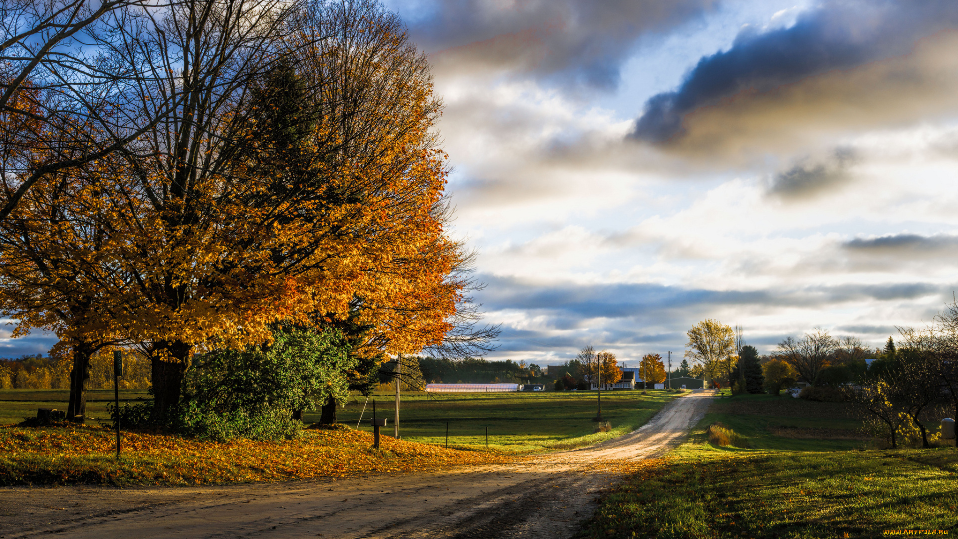 природа, дороги, тракт