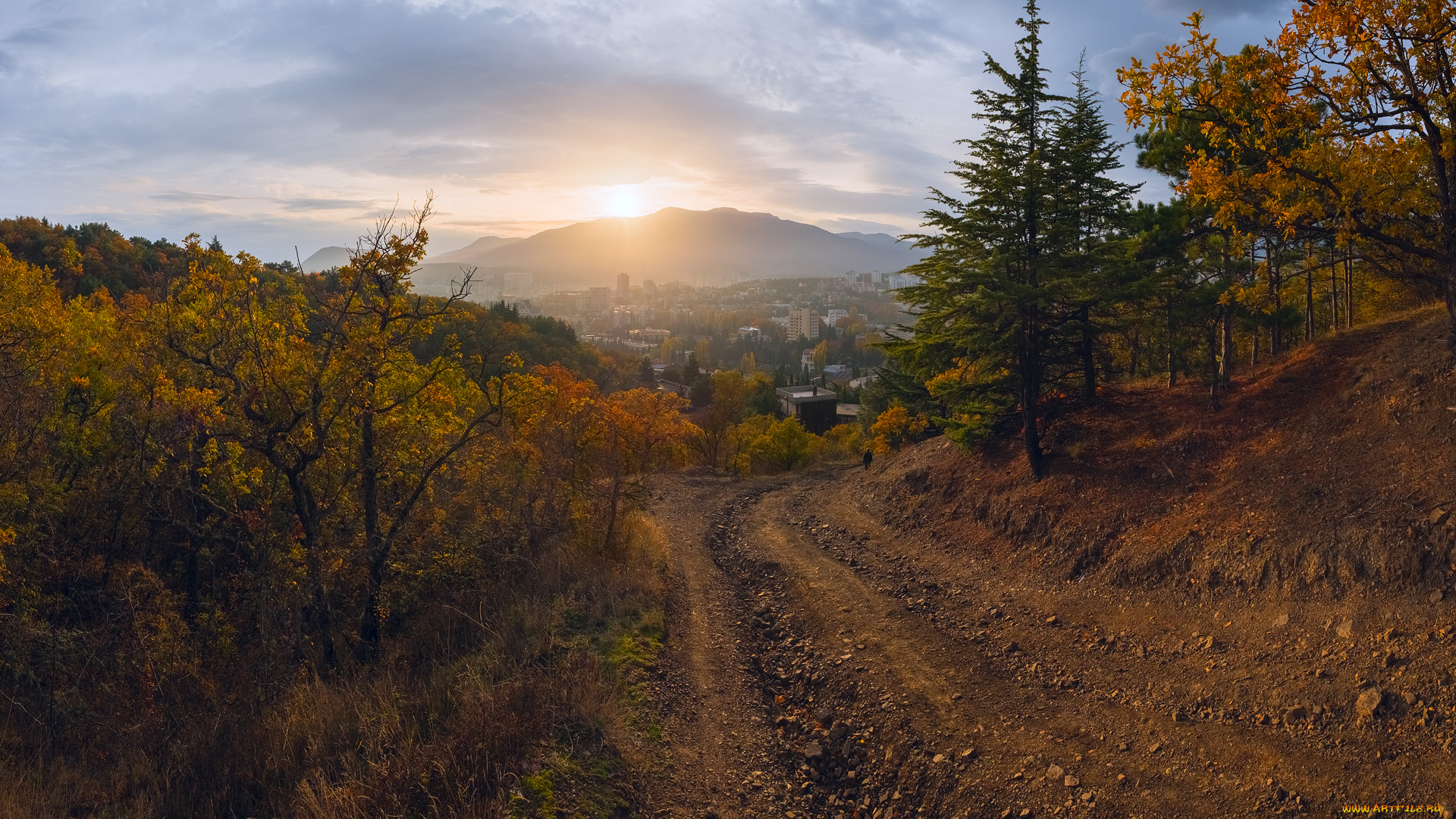 природа, пейзажи, тракт