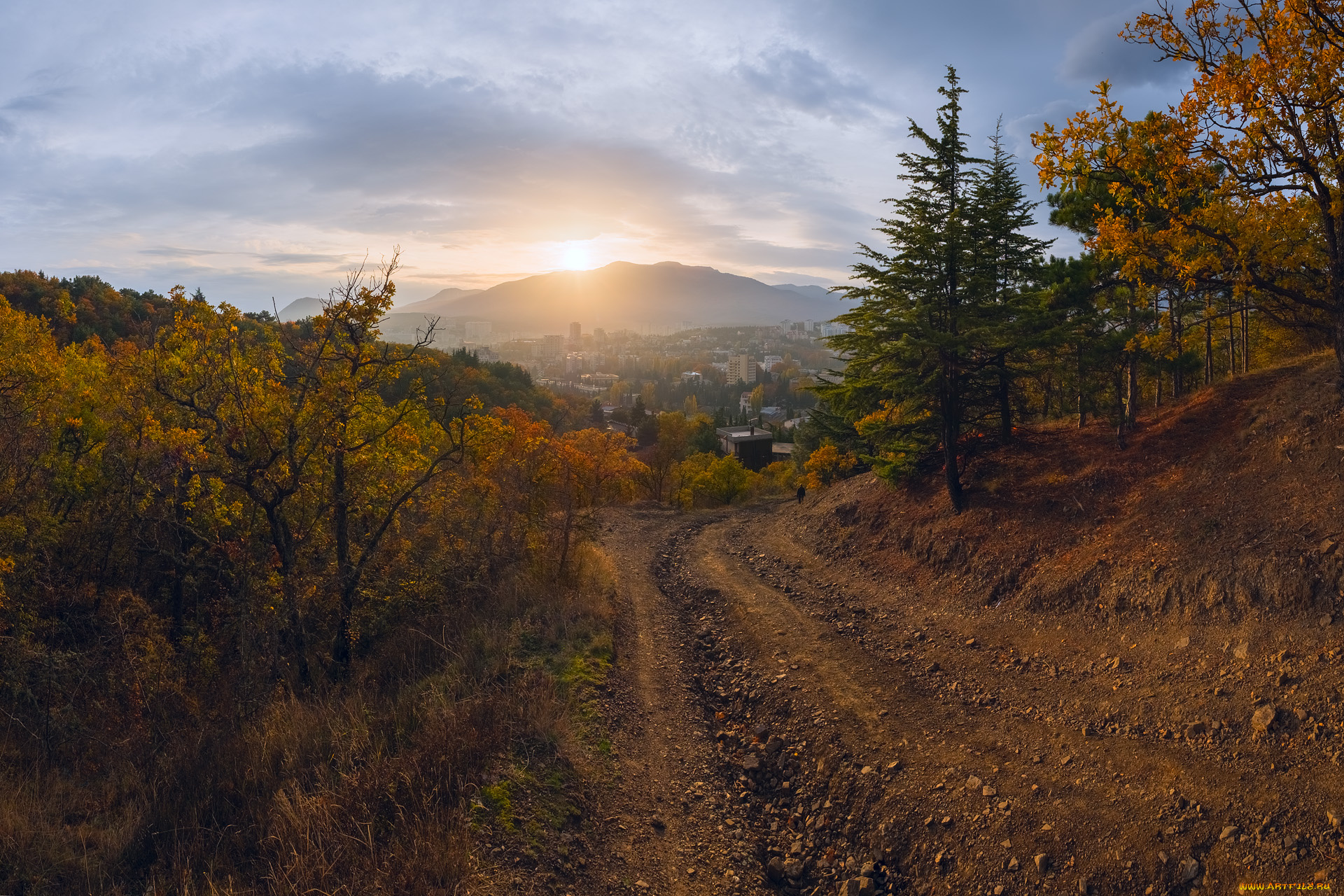 природа, пейзажи, тракт