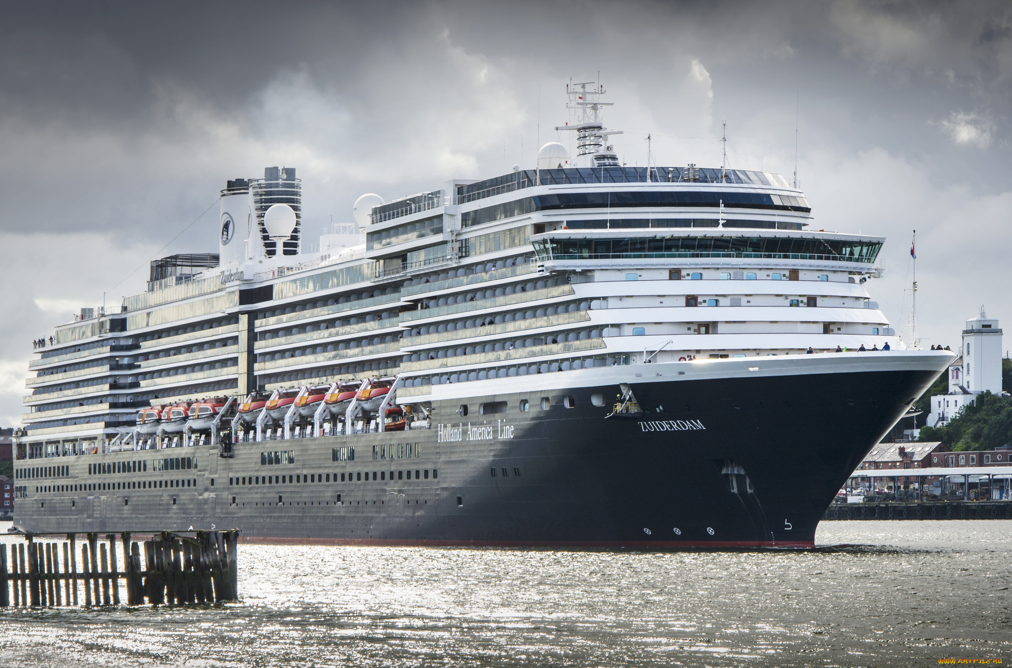 zuiderdam, корабли, лайнеры, круиз, лайнер