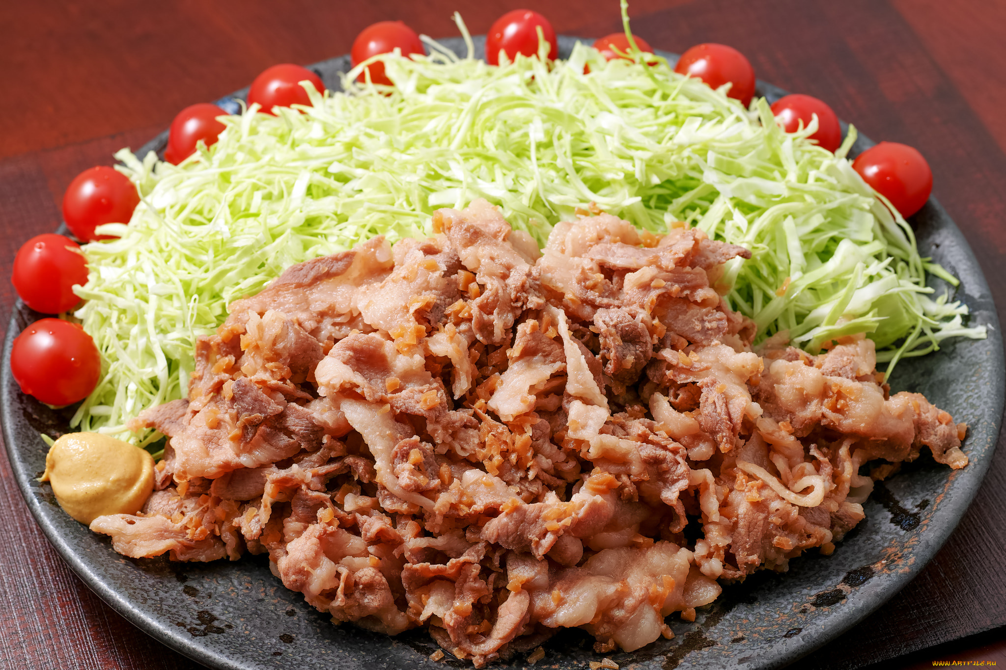 еда, мясные, блюда, мясо, гарнир