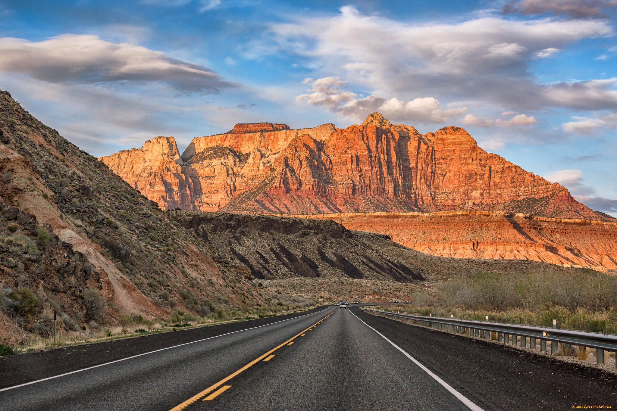 природа, дороги, тракт