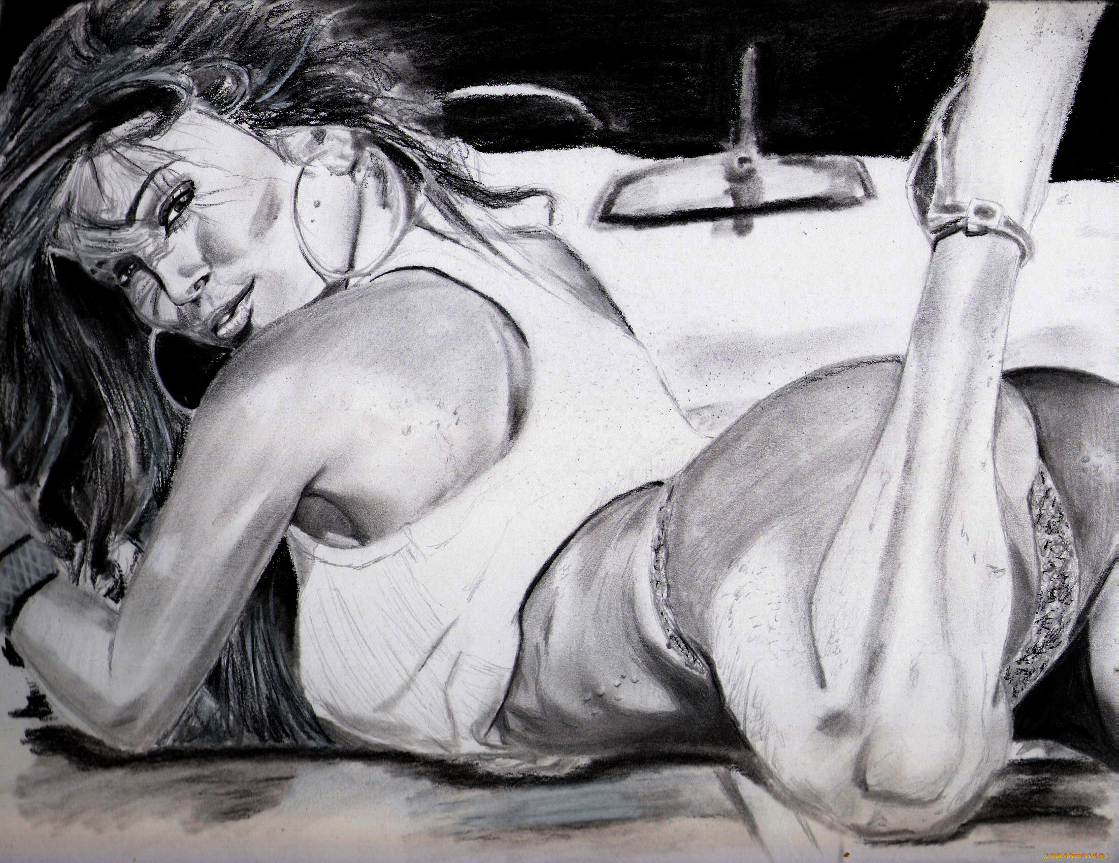 jessica, buricaga, рисованное, люди, взгляд, фон, девушка, скетч