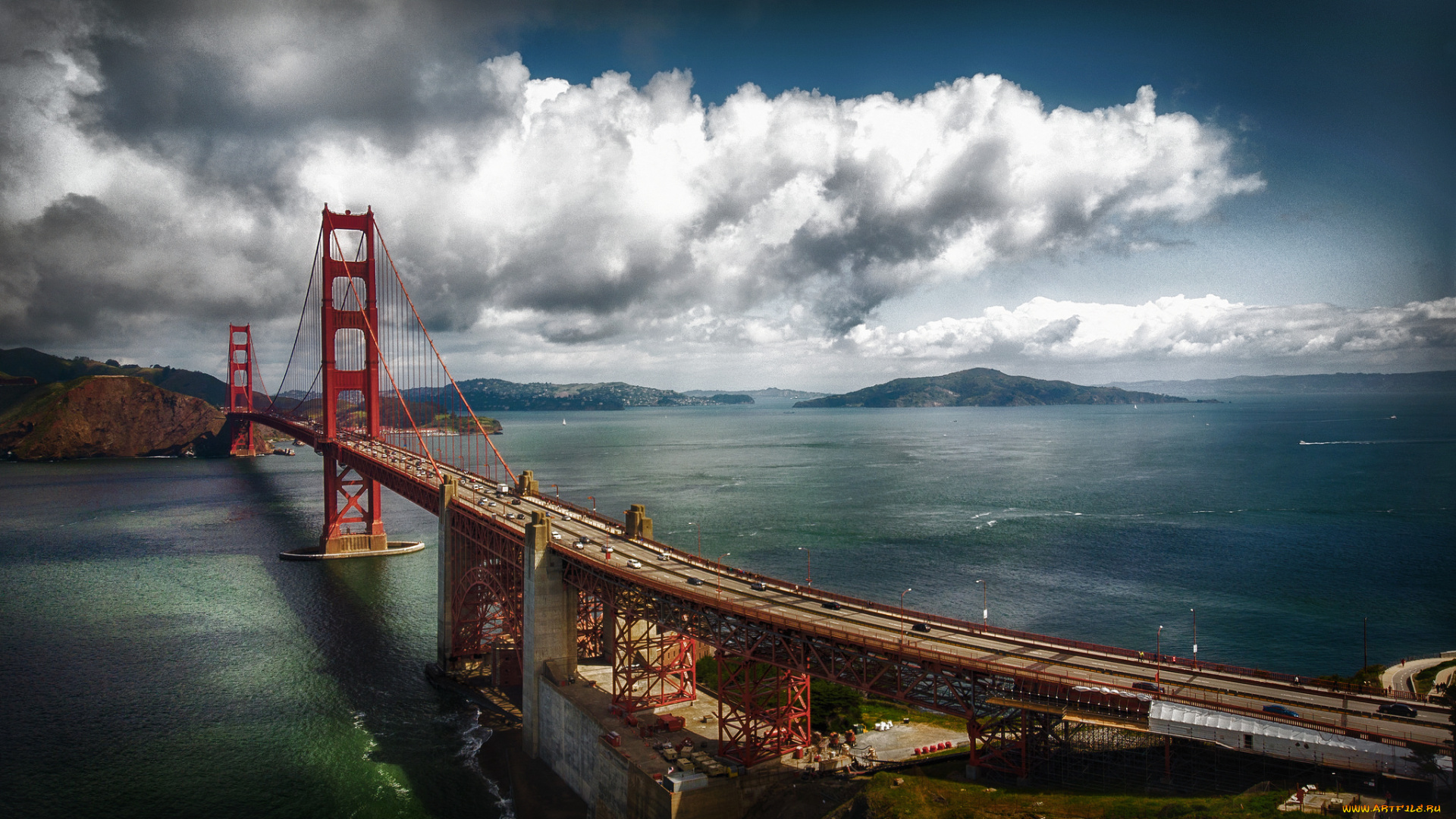 города, -, мосты, простор