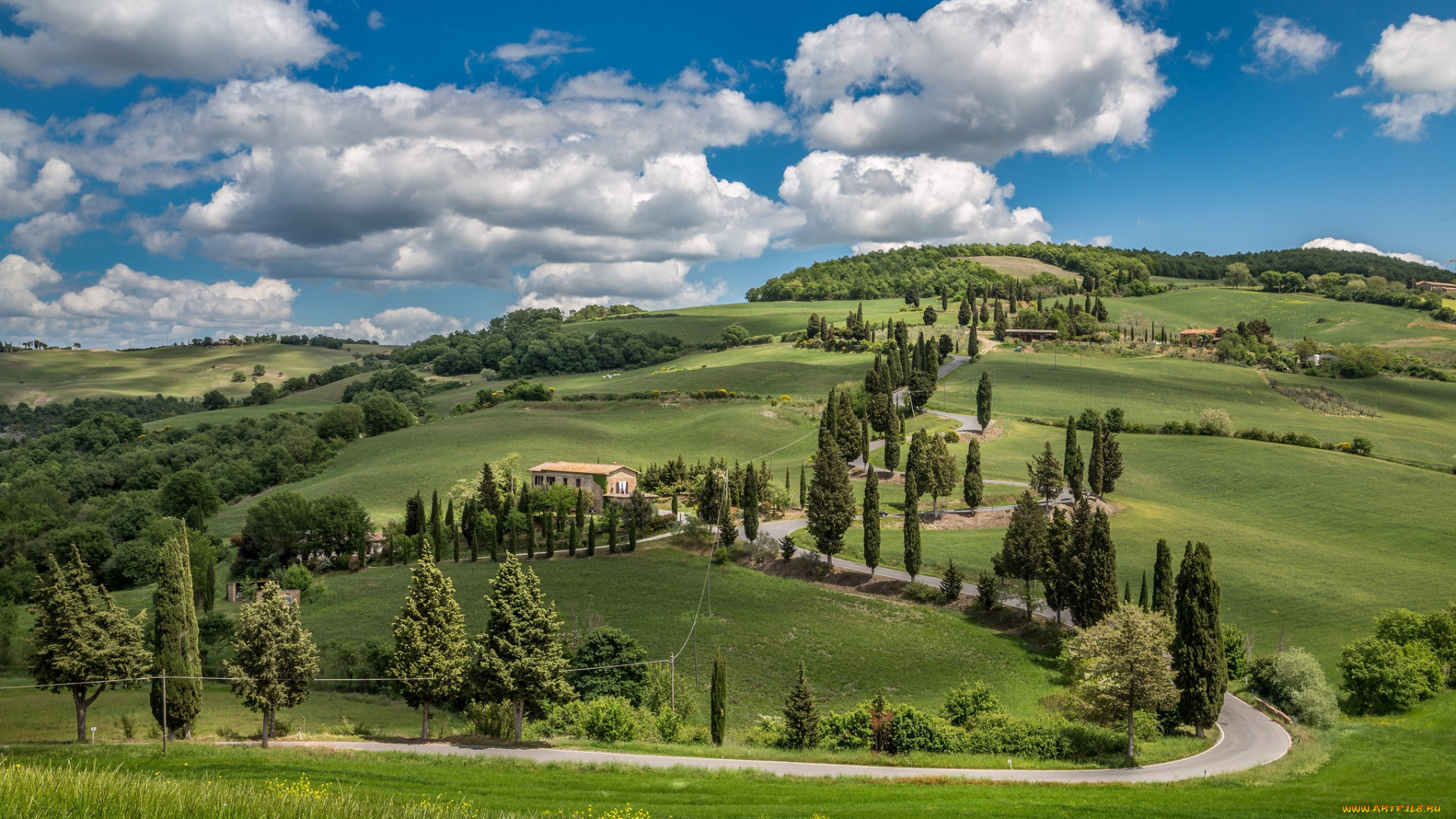 города, -, пейзажи, простор