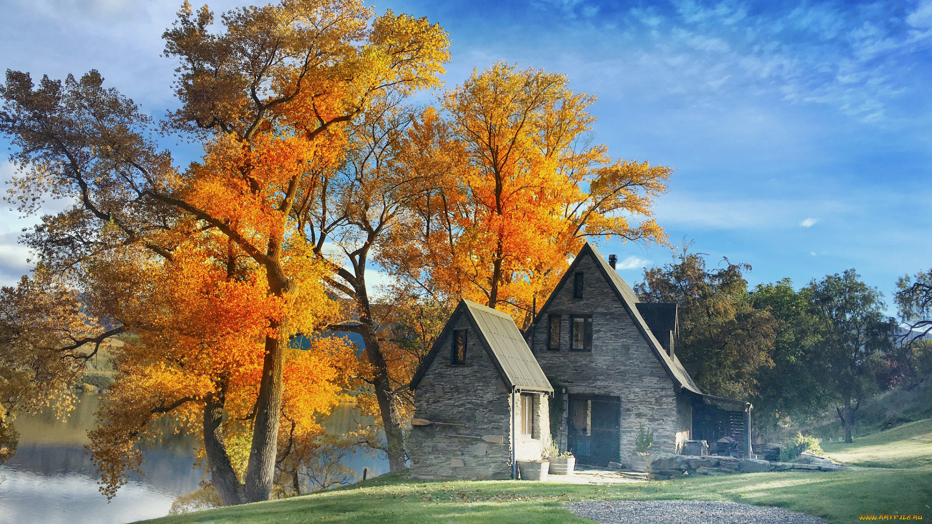 города, -, пейзажи, простор