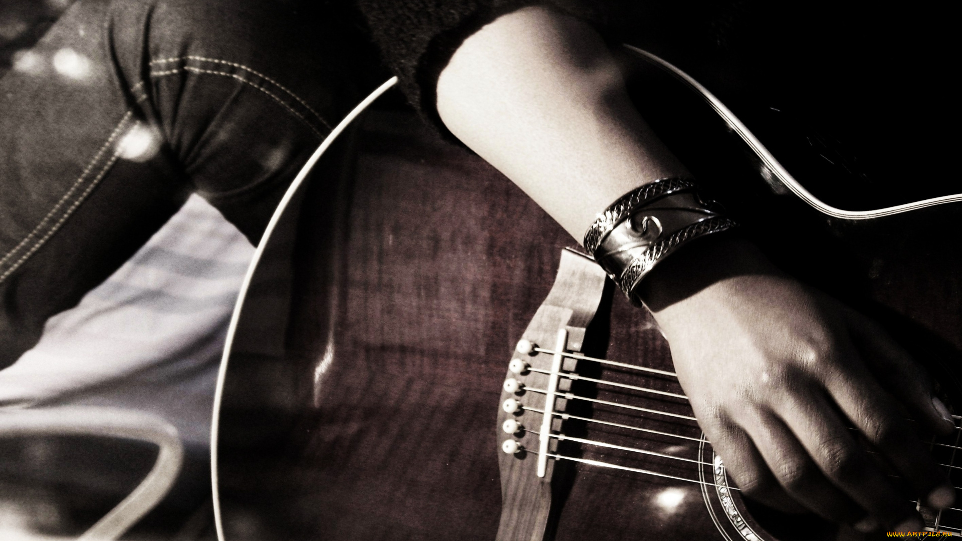 музыка, -музыкальные, инструменты, руки, гитара