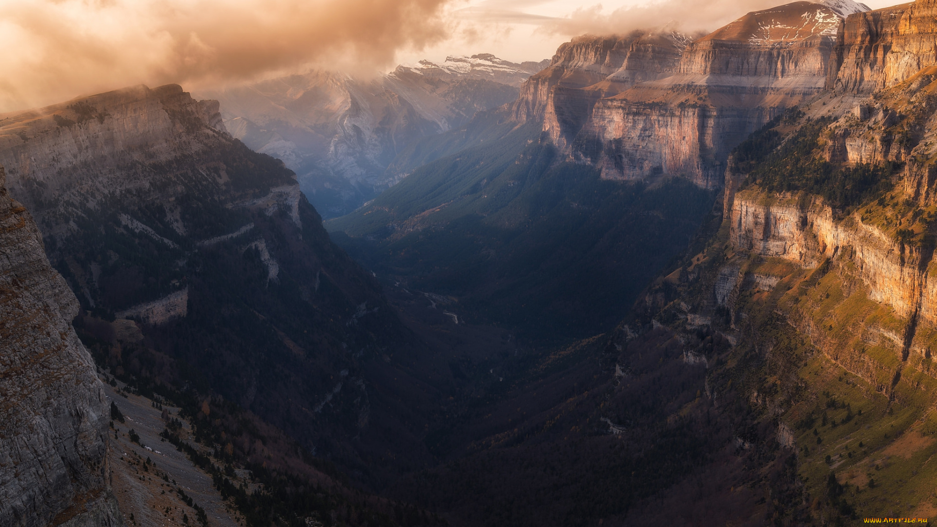 природа, горы, простор