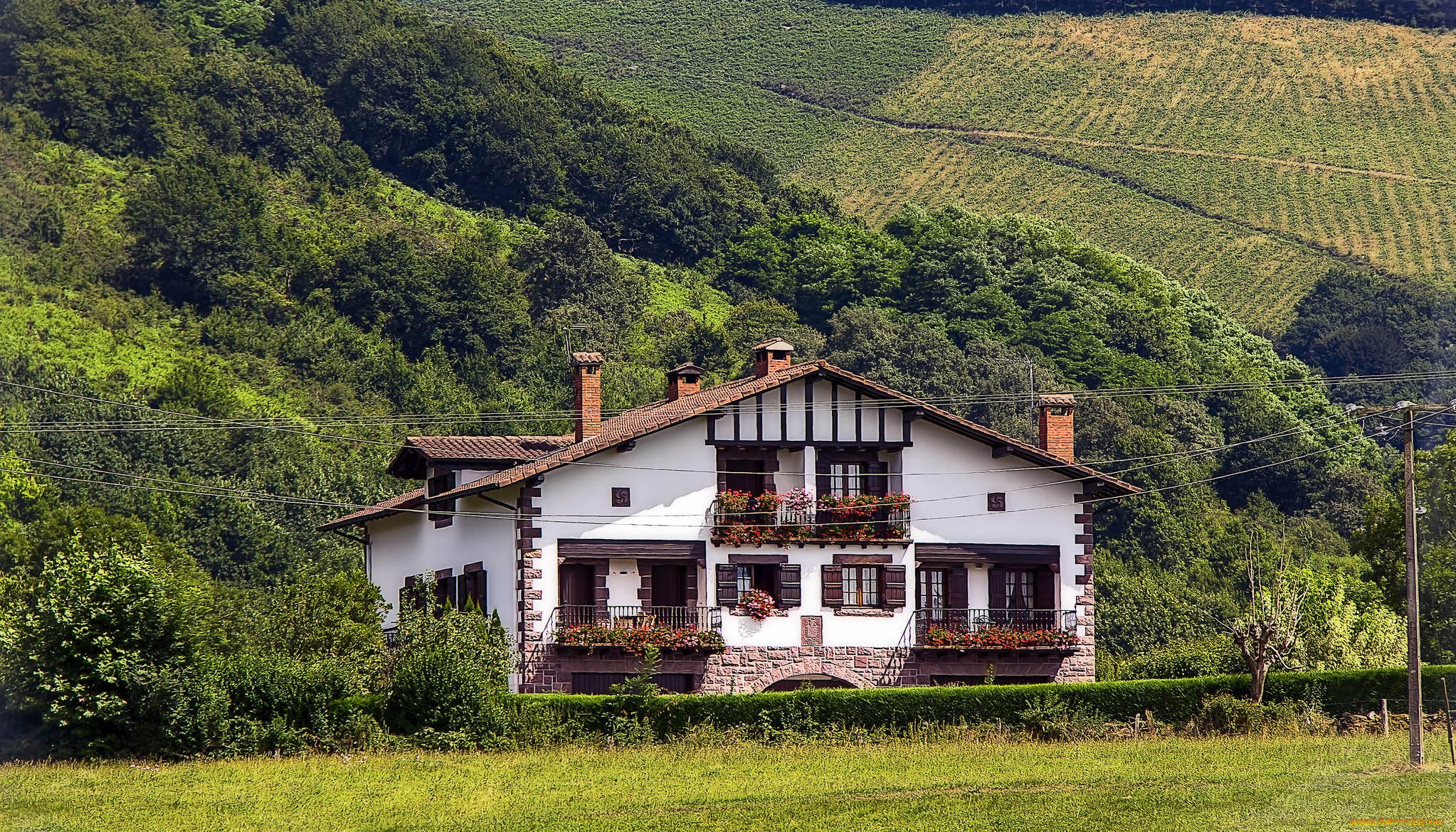 города, -, здания, , дома, простор