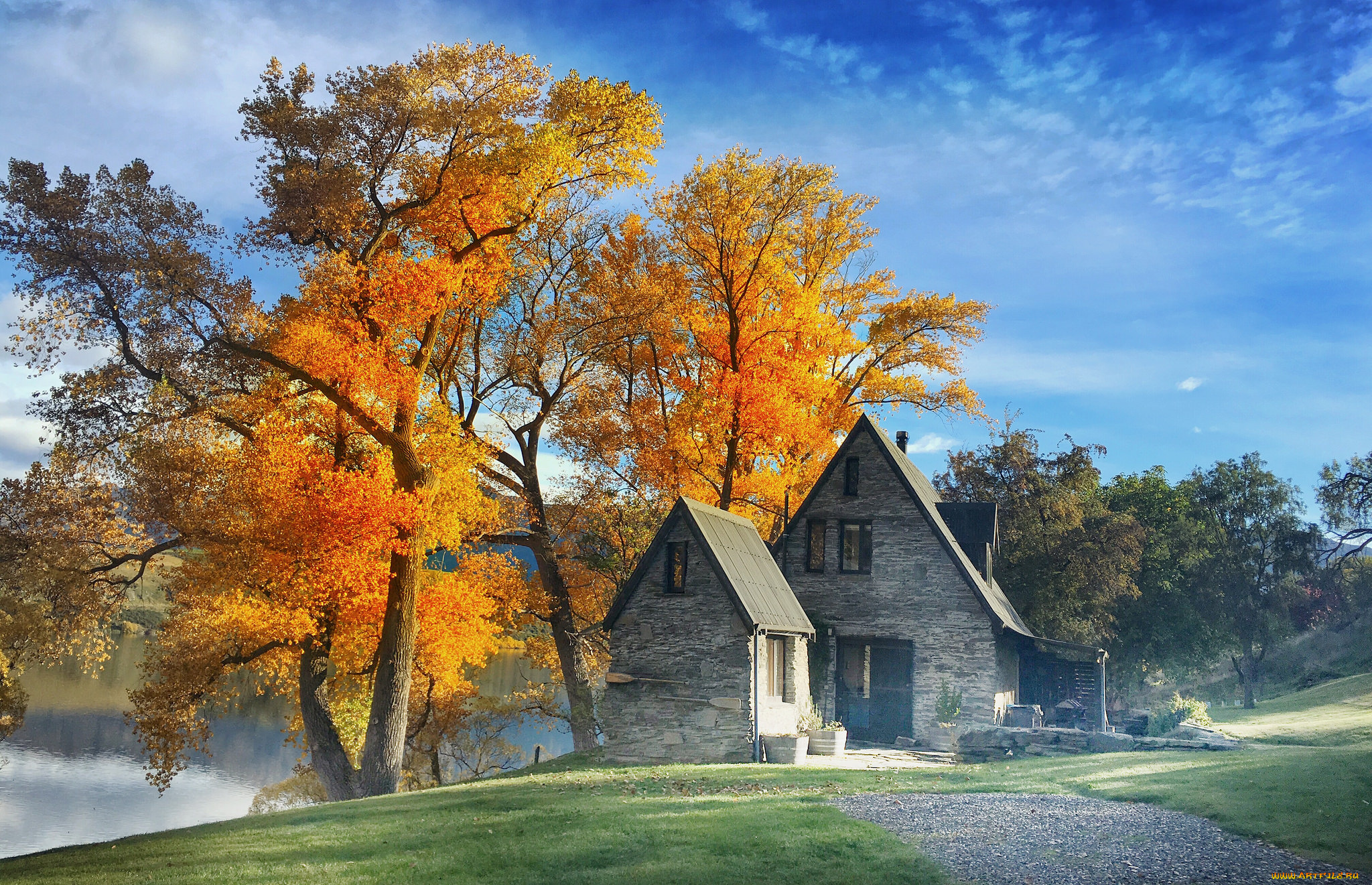 города, -, пейзажи, простор