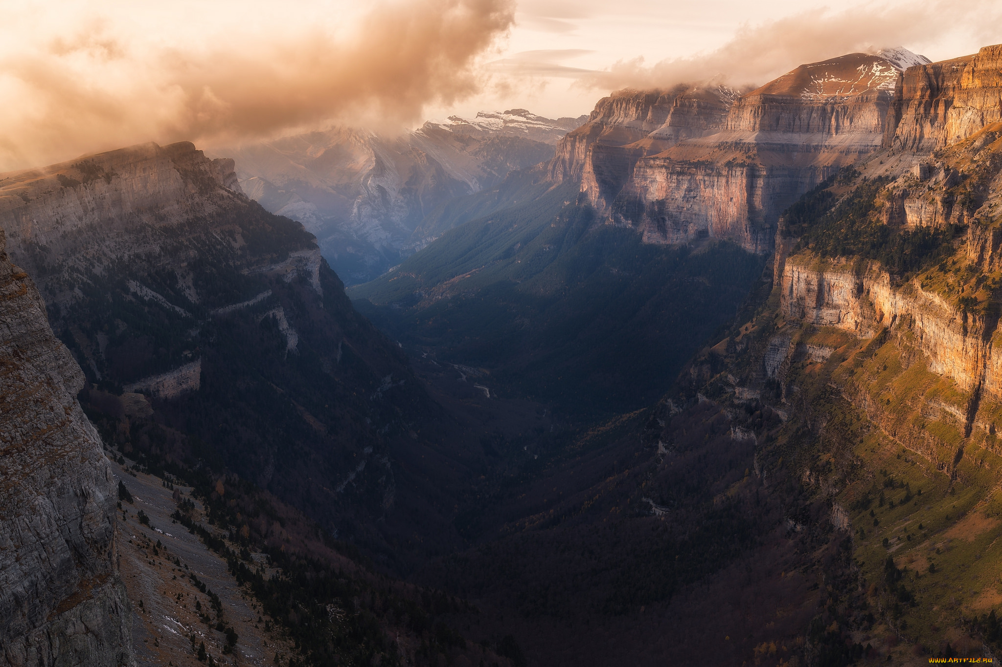 природа, горы, простор