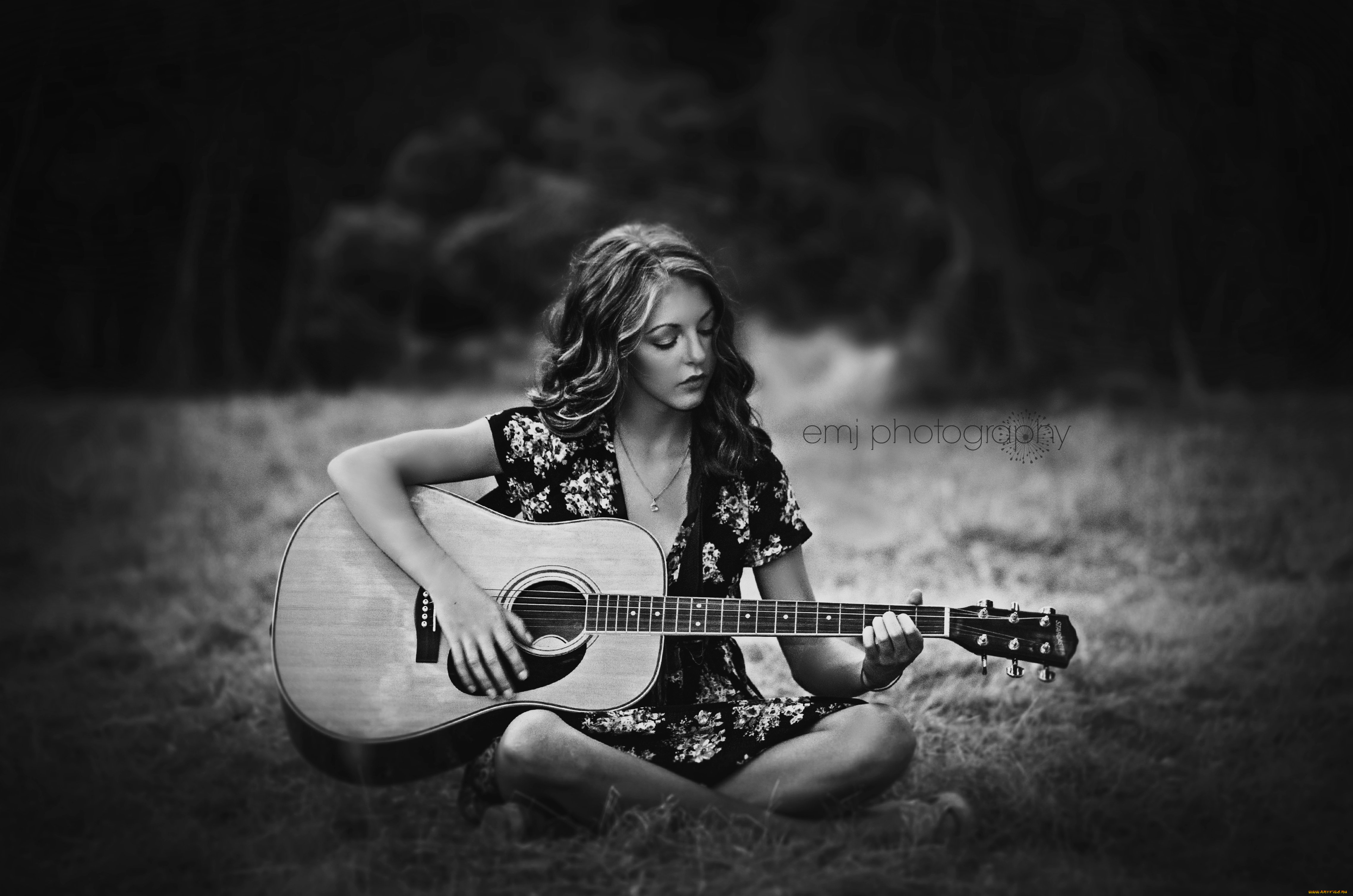 музыка, -другое, гитара, девушка